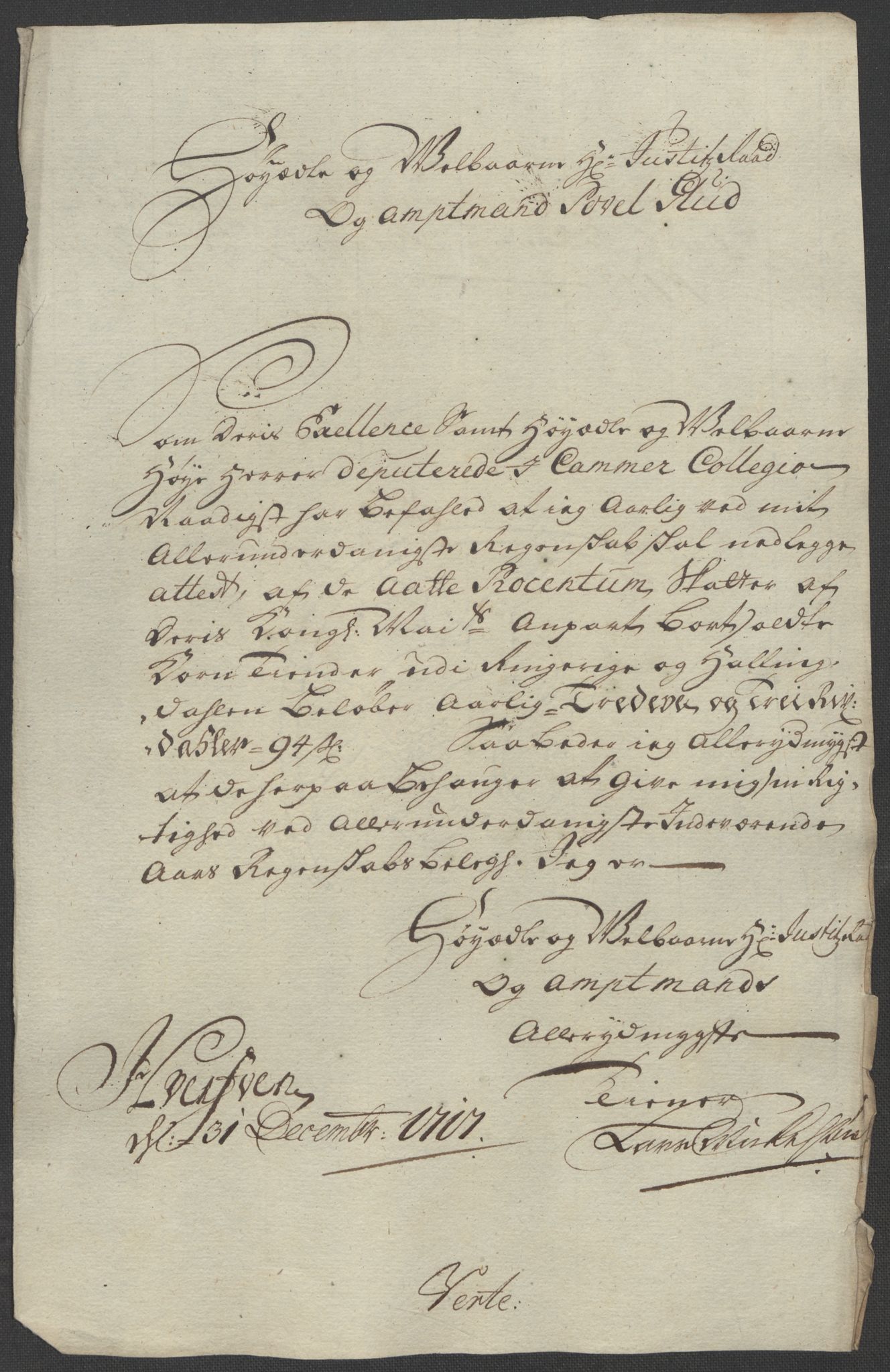 Rentekammeret inntil 1814, Reviderte regnskaper, Fogderegnskap, RA/EA-4092/R23/L1475: Fogderegnskap Ringerike og Hallingdal, 1717, s. 134