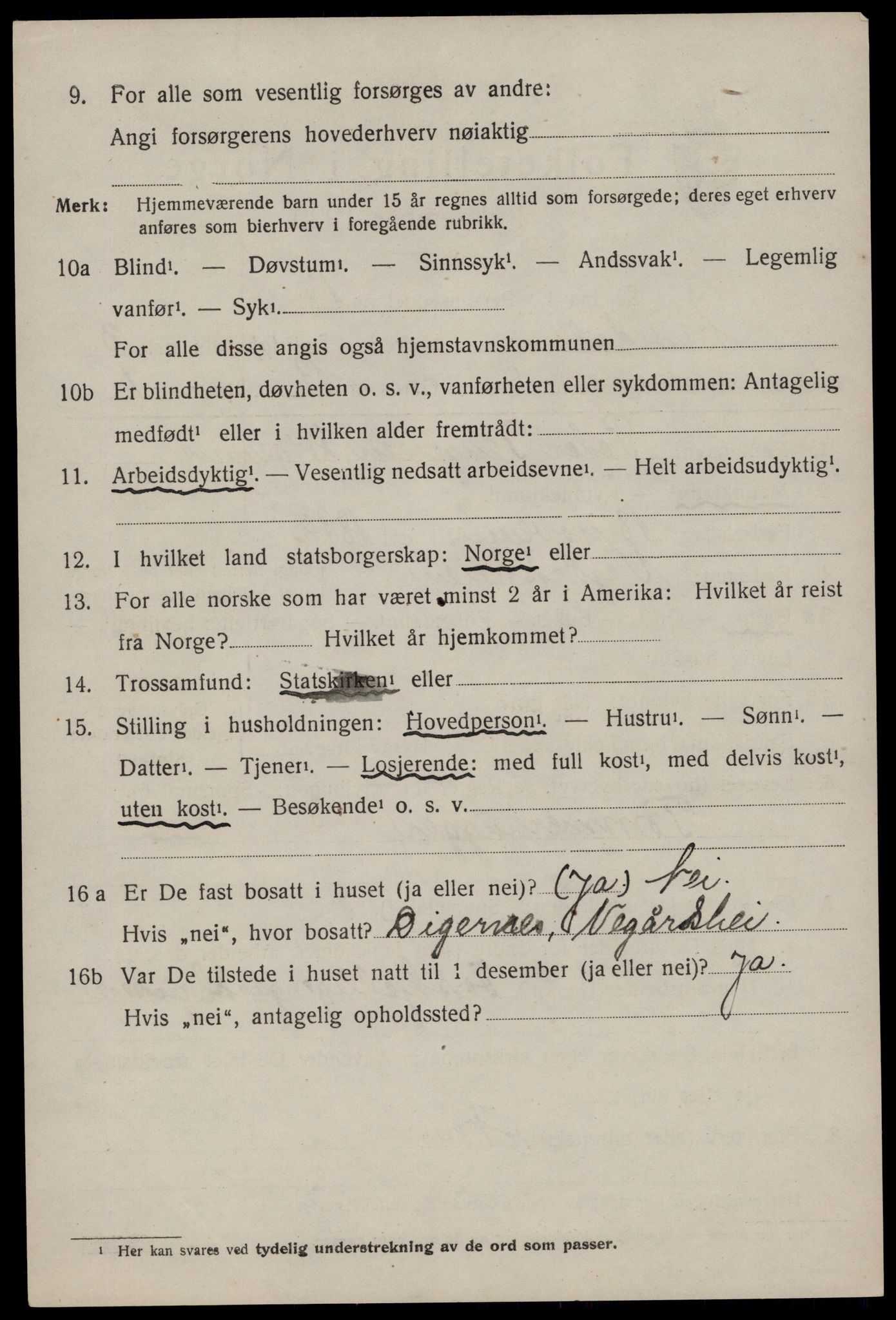 SAKO, Folketelling 1920 for 0830 Nissedal herred, 1920, s. 1530