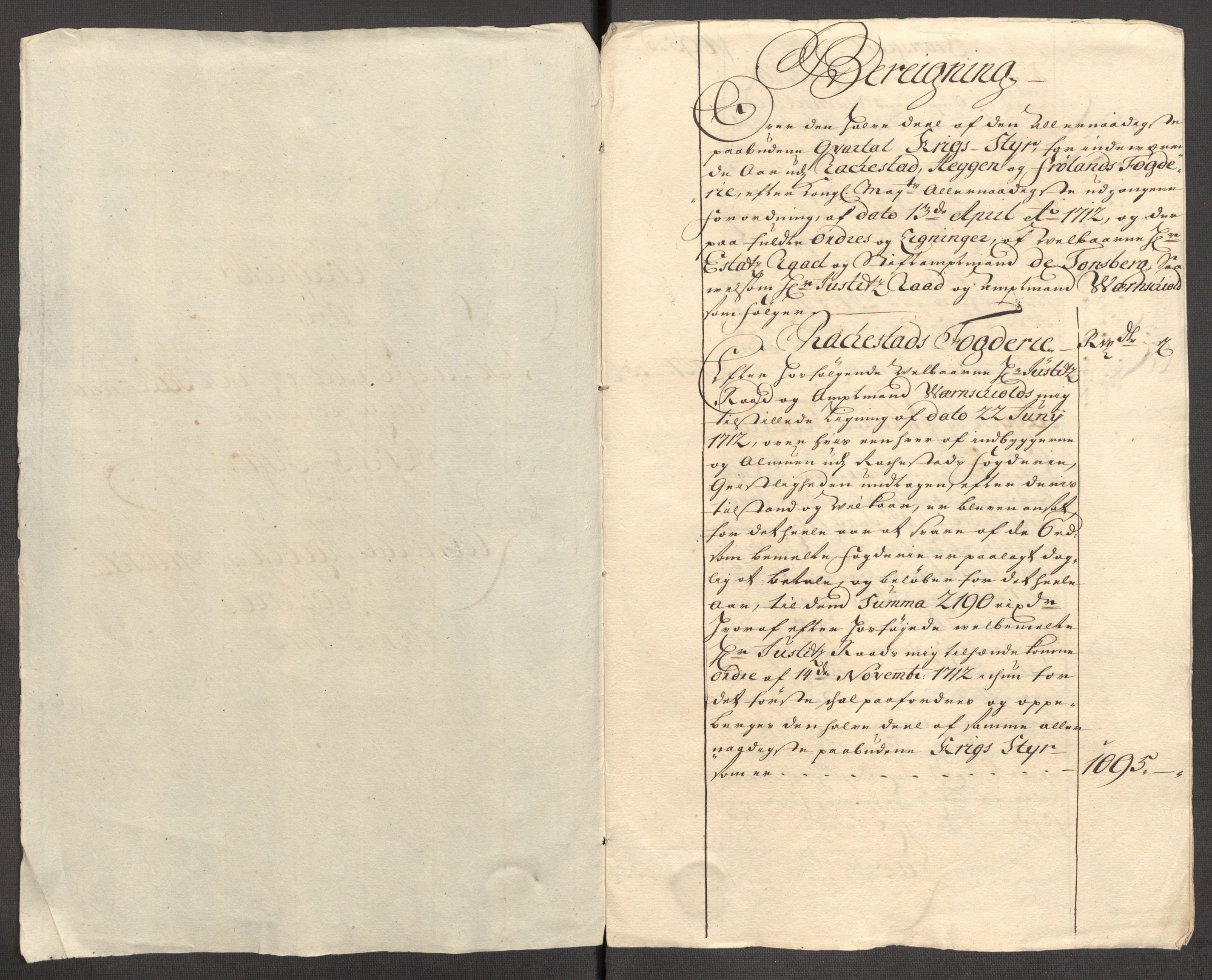 Rentekammeret inntil 1814, Reviderte regnskaper, Fogderegnskap, AV/RA-EA-4092/R07/L0305: Fogderegnskap Rakkestad, Heggen og Frøland, 1712, s. 22