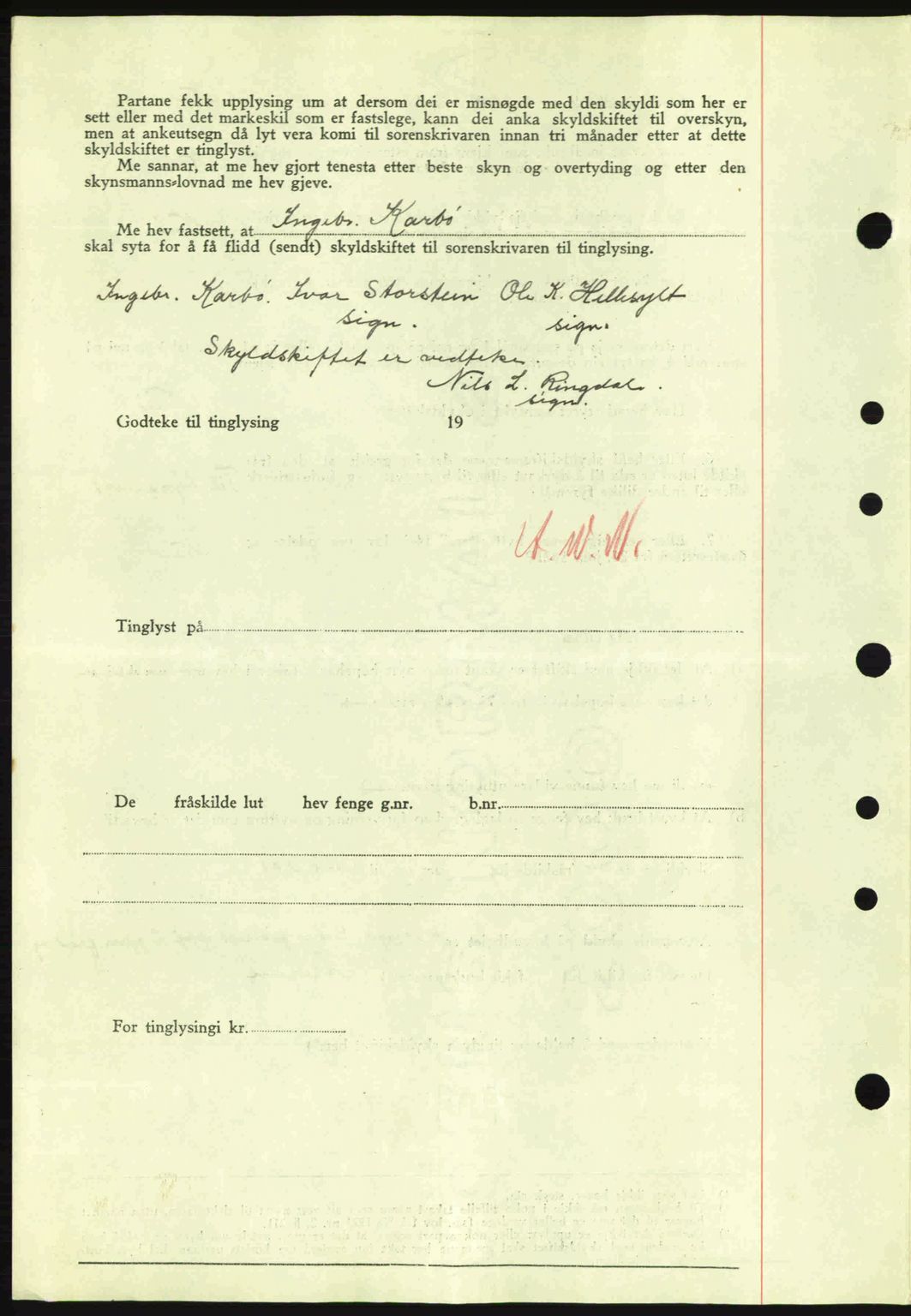 Nordre Sunnmøre sorenskriveri, AV/SAT-A-0006/1/2/2C/2Ca: Pantebok nr. A4, 1937-1938, Dagboknr: 931/1938