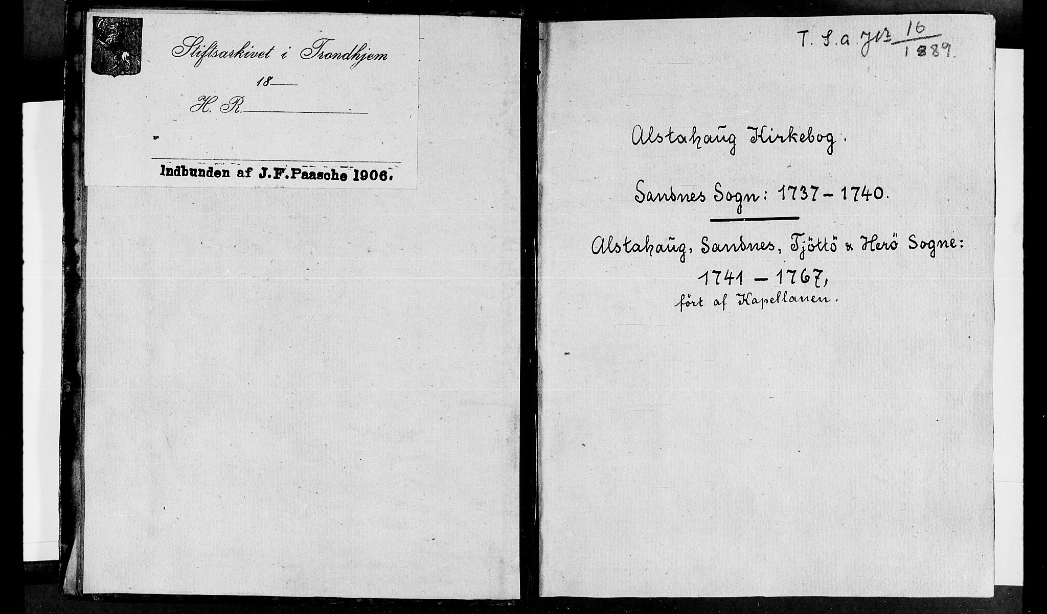 Ministerialprotokoller, klokkerbøker og fødselsregistre - Nordland, SAT/A-1459/830/L0434: Ministerialbok nr. 830A03, 1737-1767