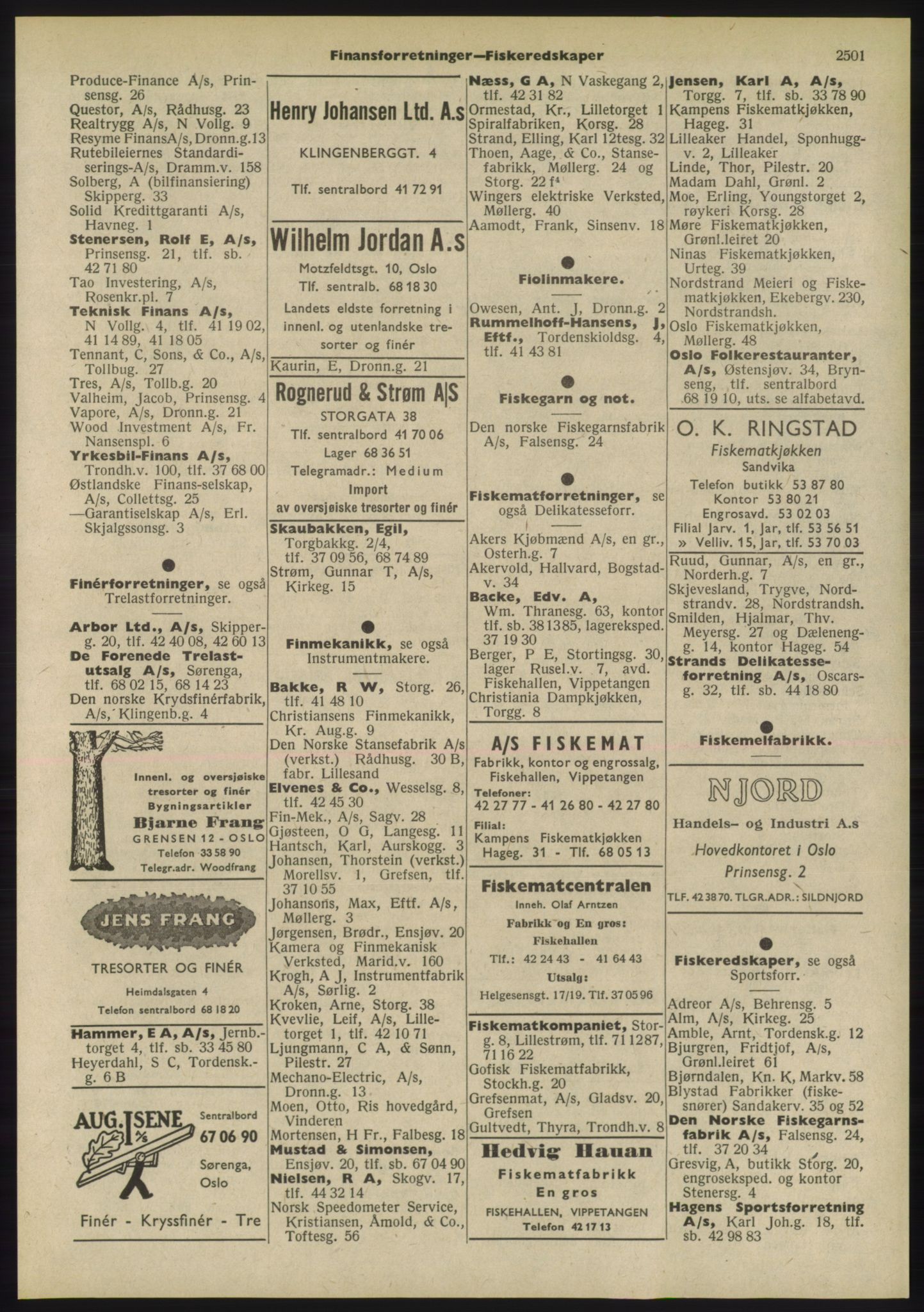 Kristiania/Oslo adressebok, PUBL/-, 1955, s. 2501