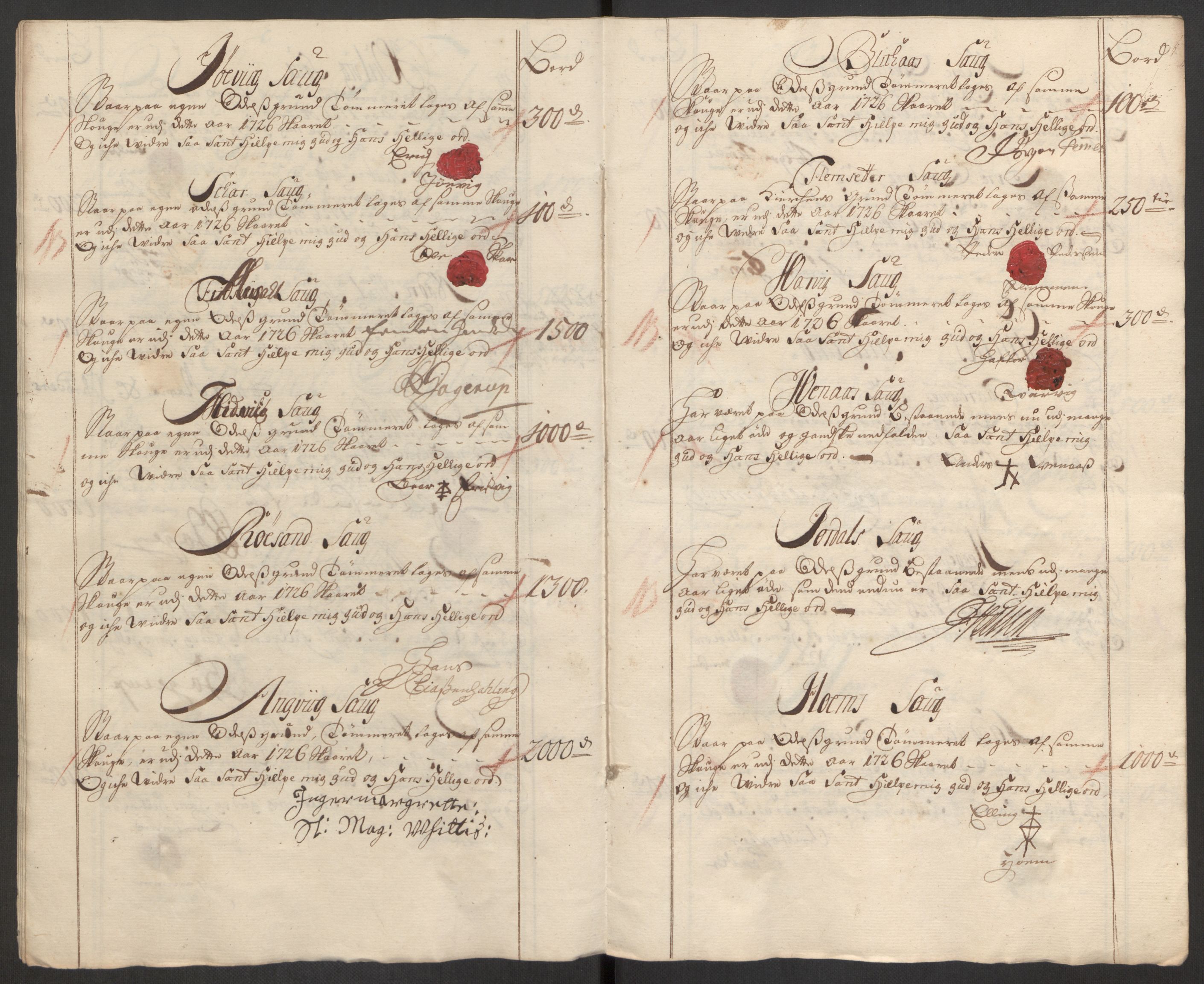 Rentekammeret inntil 1814, Reviderte regnskaper, Fogderegnskap, AV/RA-EA-4092/R56/L3759: Fogderegnskap Nordmøre, 1726, s. 121