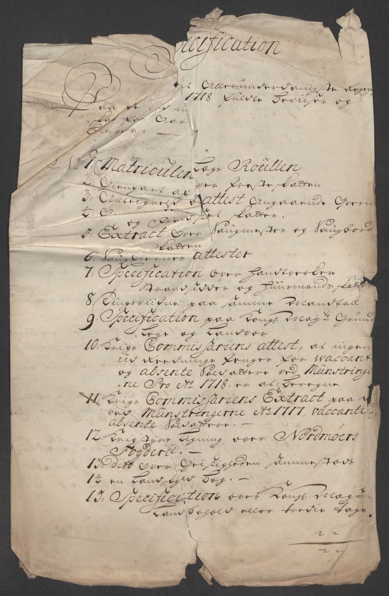 Rentekammeret inntil 1814, Reviderte regnskaper, Fogderegnskap, RA/EA-4092/R56/L3751: Fogderegnskap Nordmøre, 1718, s. 20
