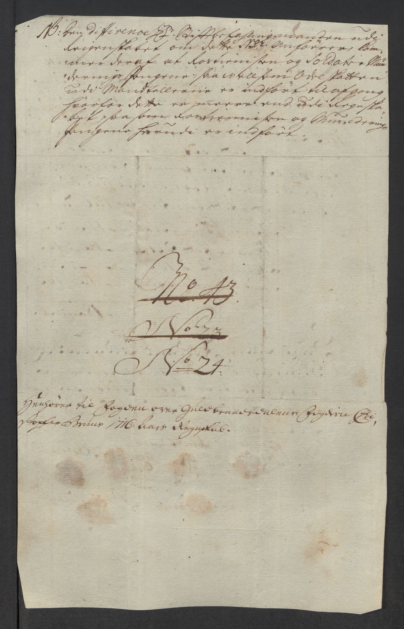 Rentekammeret inntil 1814, Reviderte regnskaper, Fogderegnskap, RA/EA-4092/R17/L1186: Fogderegnskap Gudbrandsdal, 1716, s. 230