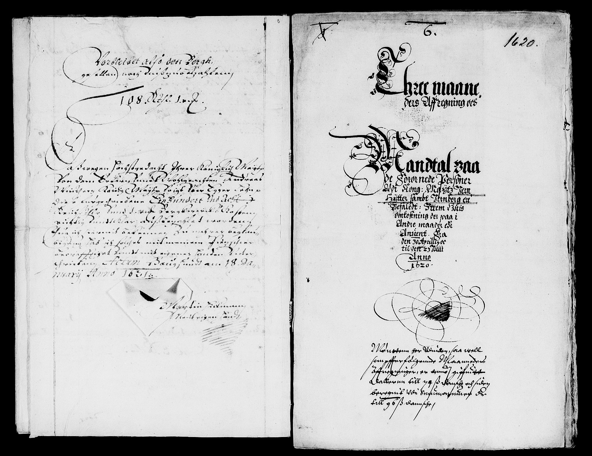 Rentekammeret inntil 1814, Reviderte regnskaper, Lensregnskaper, AV/RA-EA-5023/R/Rb/Rba/L0054: Akershus len, 1620-1621
