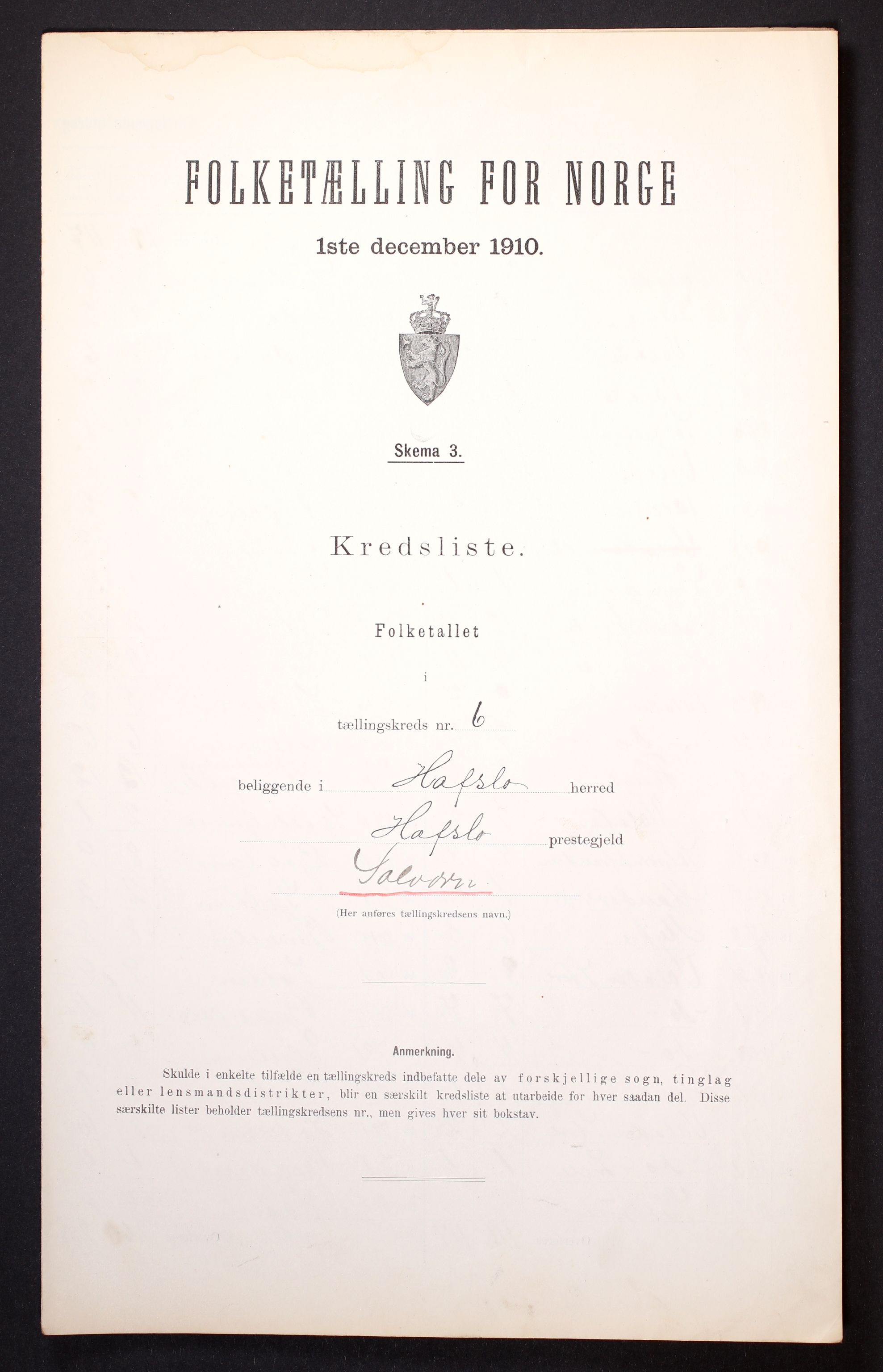 RA, Folketelling 1910 for 1425 Hafslo herred, 1910, s. 19