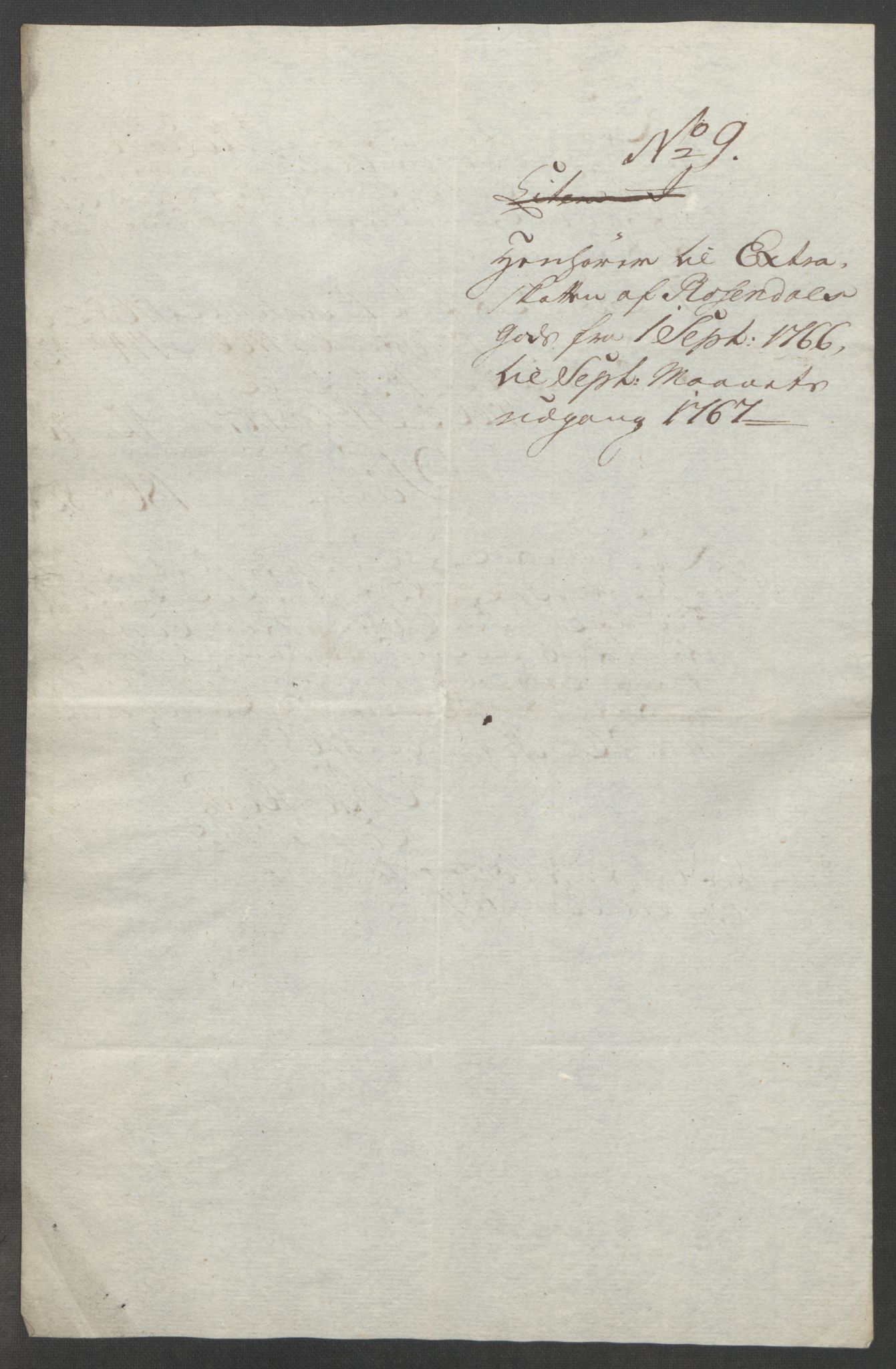 Rentekammeret inntil 1814, Reviderte regnskaper, Fogderegnskap, RA/EA-4092/R49/L3157: Ekstraskatten Rosendal Baroni, 1762-1772, s. 197