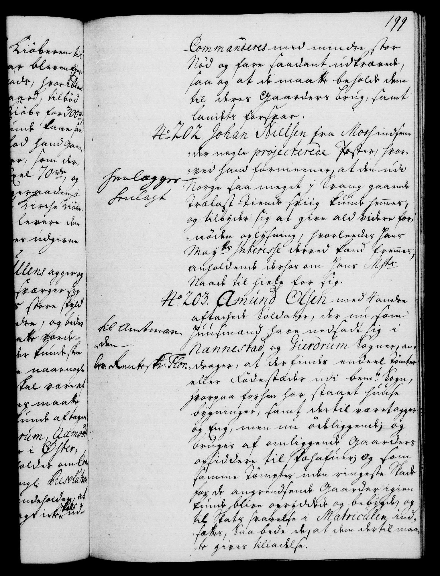 Rentekammeret, Kammerkanselliet, RA/EA-3111/G/Gh/Gha/L0015: Norsk ekstraktmemorialprotokoll (merket RK 53.60), 1733, s. 199