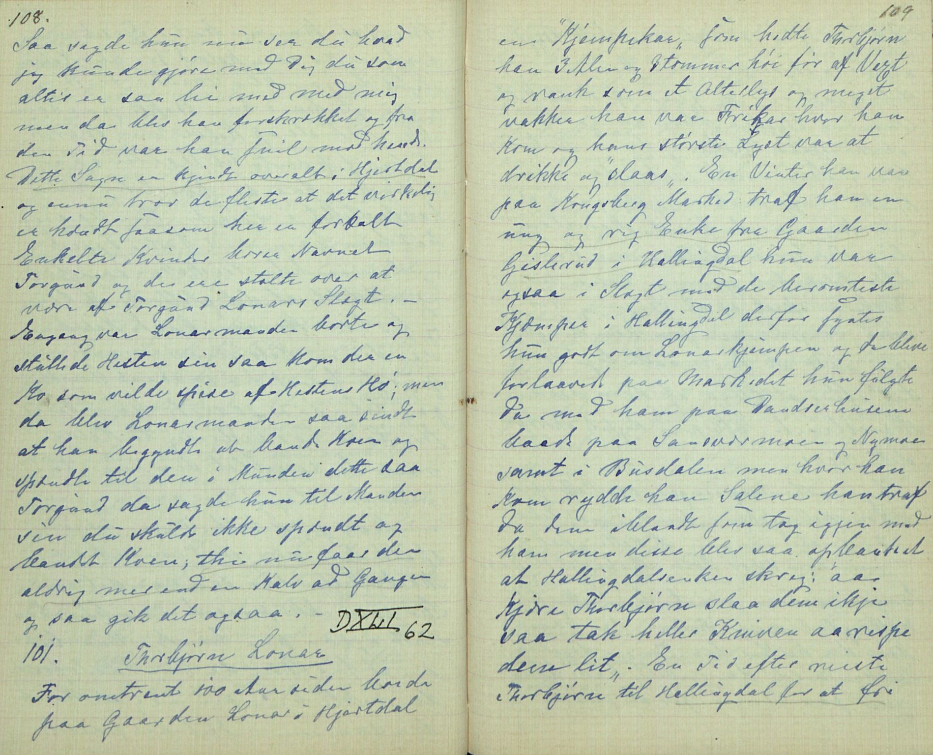 Rikard Berge, TEMU/TGM-A-1003/F/L0007/0006: 251-299 / 256 Samlet af Halvor Nilsen Tveten i Bø, 1893, s. 108-109