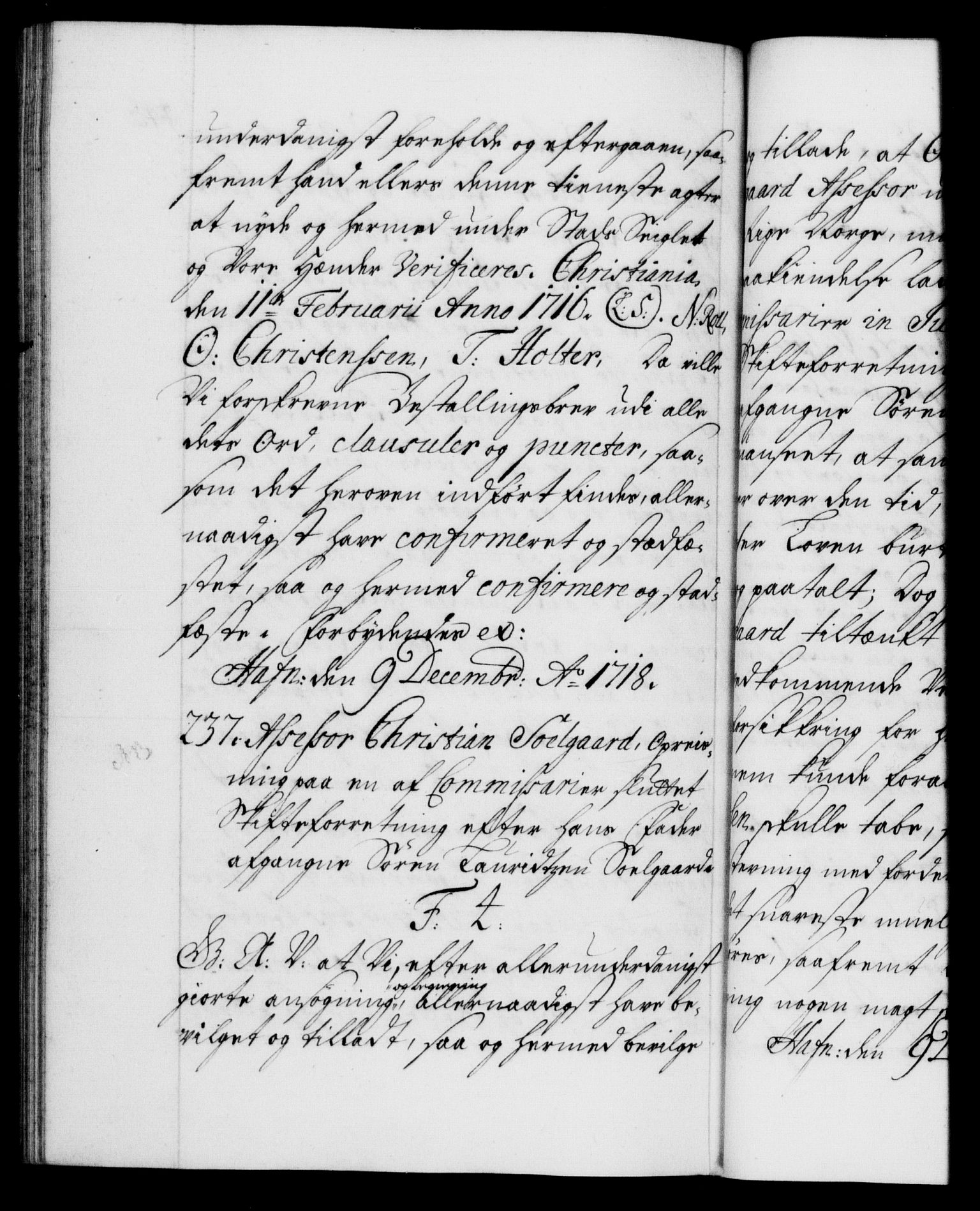 Danske Kanselli 1572-1799, AV/RA-EA-3023/F/Fc/Fca/Fcaa/L0022: Norske registre, 1716-1719, s. 440b