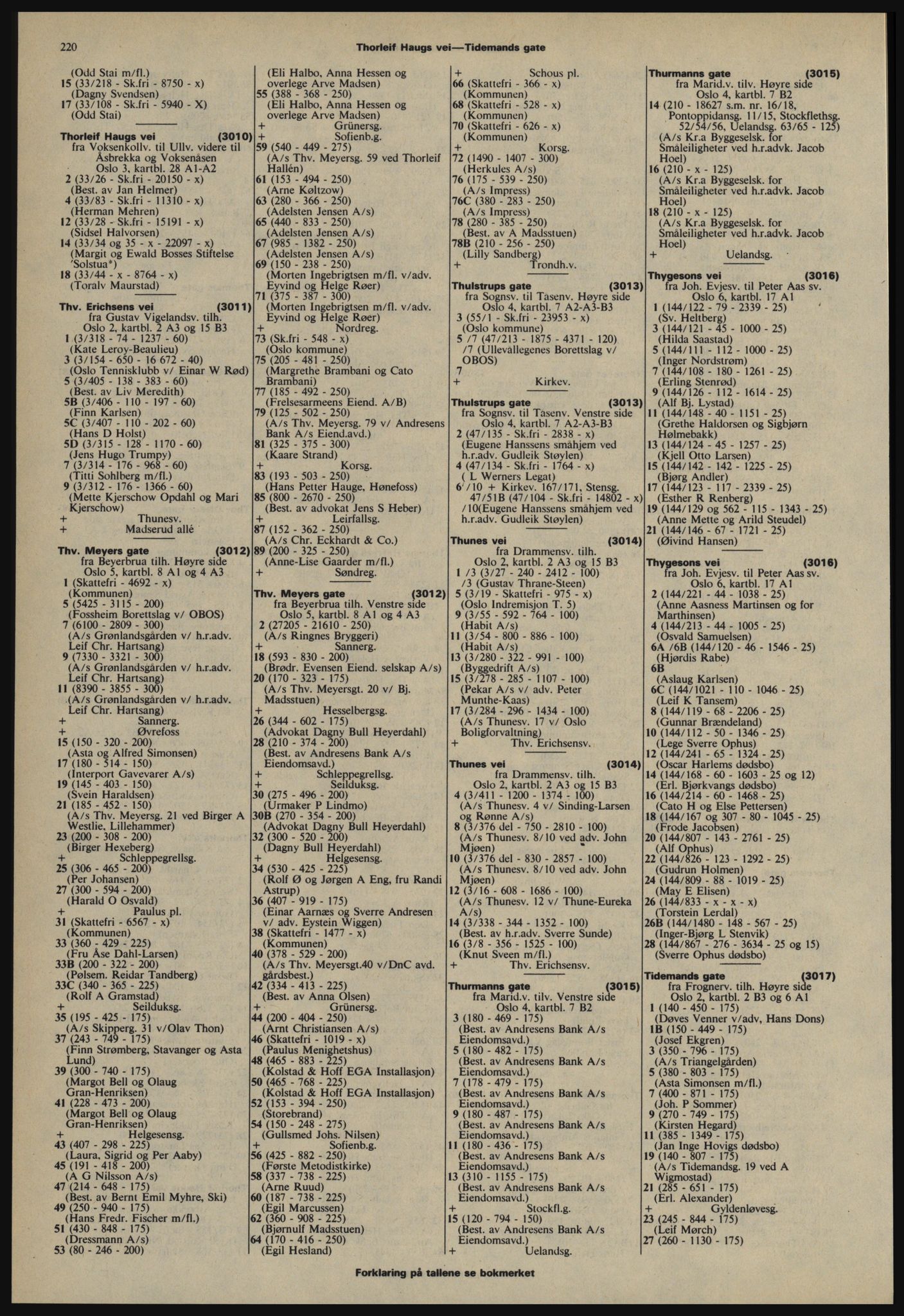 Kristiania/Oslo adressebok, PUBL/-, 1978-1979, s. 220