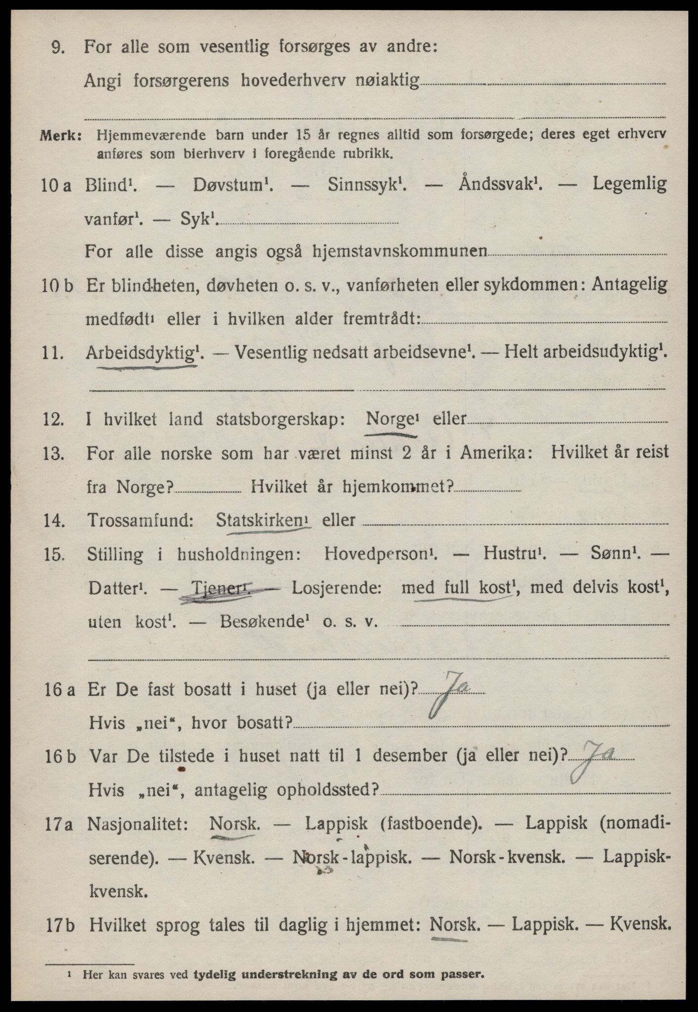 SAT, Folketelling 1920 for 1637 Orkland herred, 1920, s. 4085