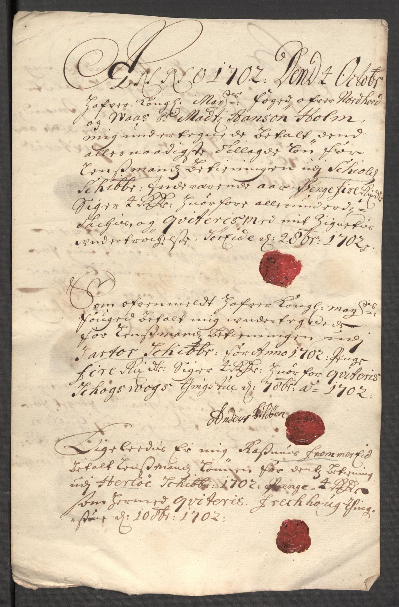 Rentekammeret inntil 1814, Reviderte regnskaper, Fogderegnskap, AV/RA-EA-4092/R51/L3186: Fogderegnskap Nordhordland og Voss, 1702-1703, s. 145