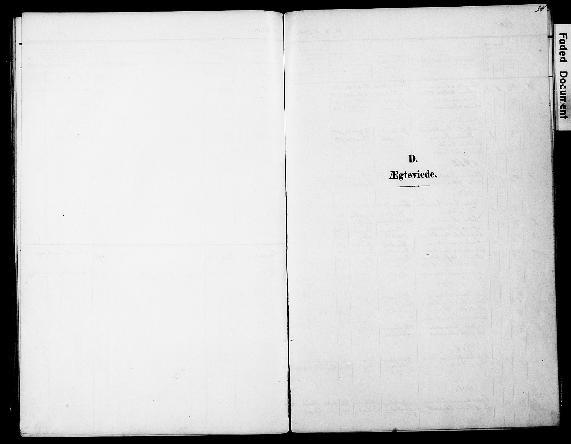 Skjeberg prestekontor Kirkebøker, SAO/A-10923/G/Ge/L0001: Klokkerbok nr. V 1, 1901-1931, s. 34