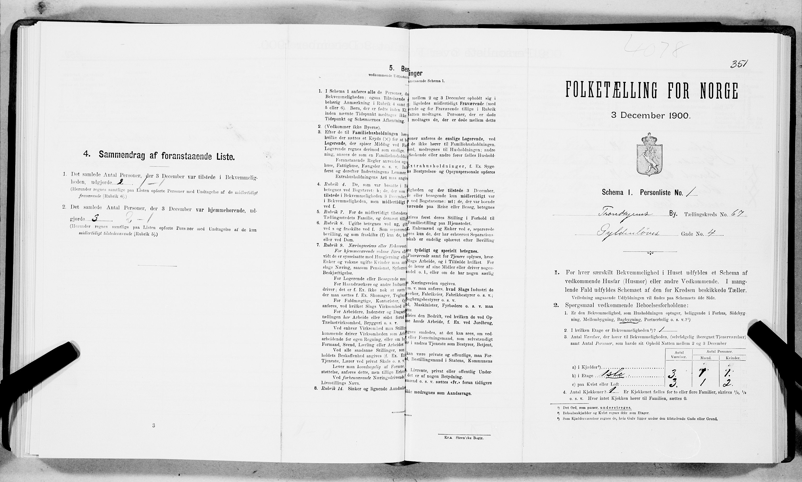 SAT, Folketelling 1900 for 1601 Trondheim kjøpstad, 1900, s. 12125