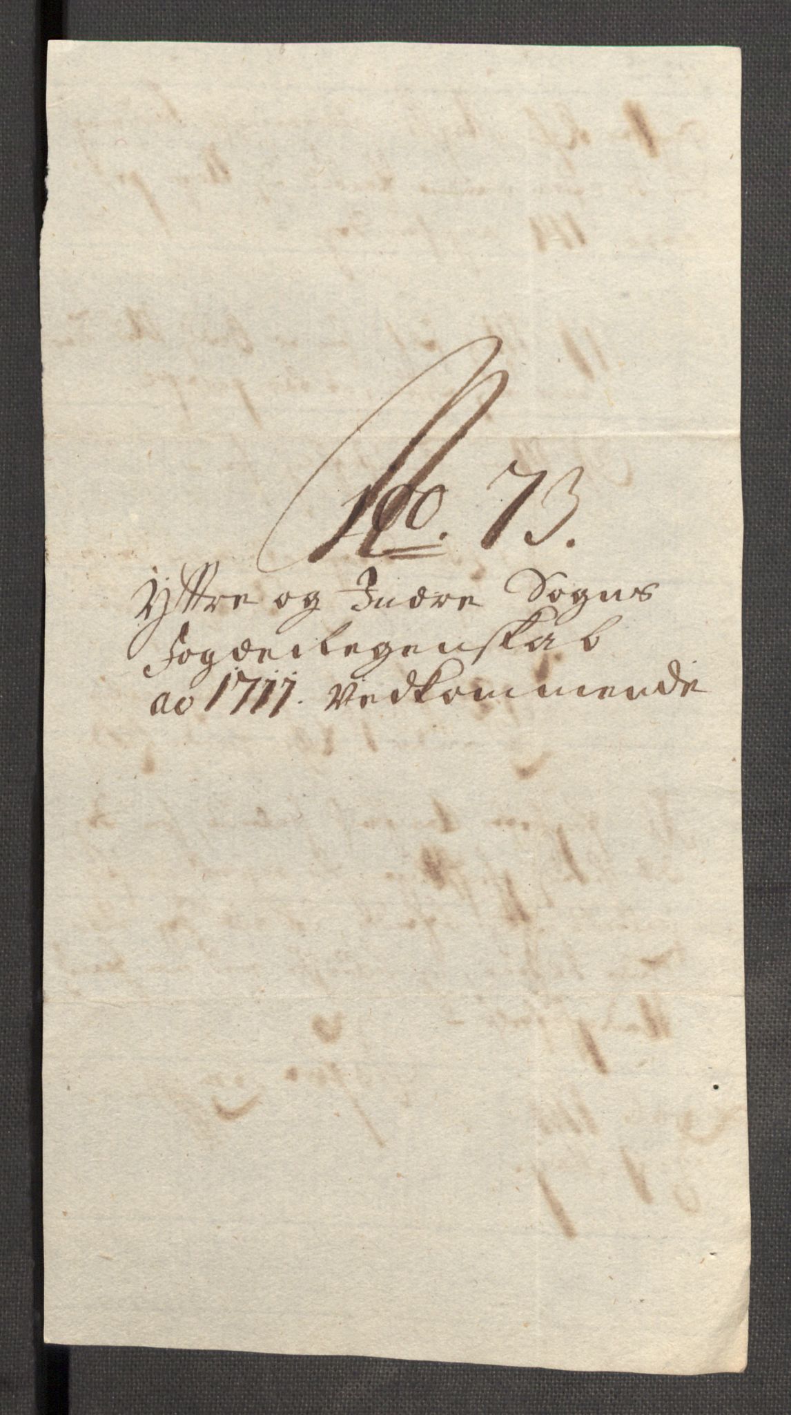Rentekammeret inntil 1814, Reviderte regnskaper, Fogderegnskap, RA/EA-4092/R52/L3317: Fogderegnskap Sogn, 1711, s. 373