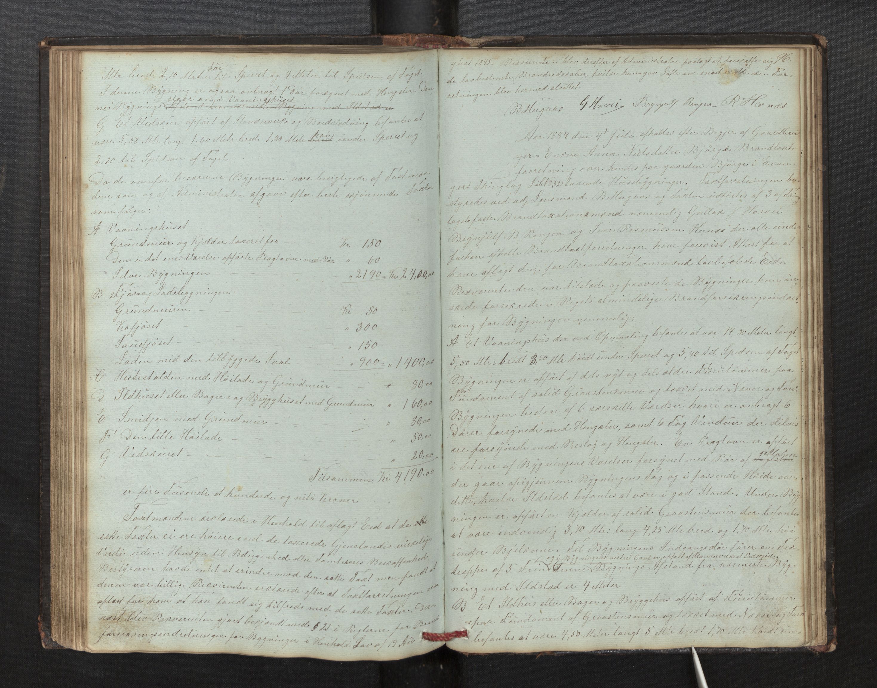 Lensmannen i Evanger, AV/SAB-A-31701/0012/L0001: Branntakstprotokoll, 1846-1914, s. 95b-96a
