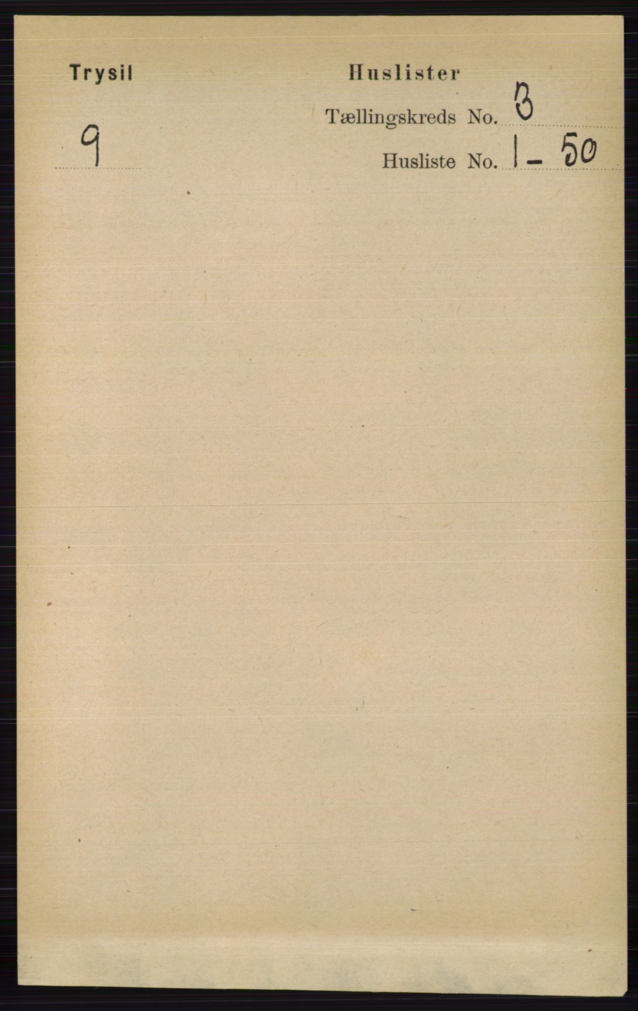 RA, Folketelling 1891 for 0428 Trysil herred, 1891, s. 1270