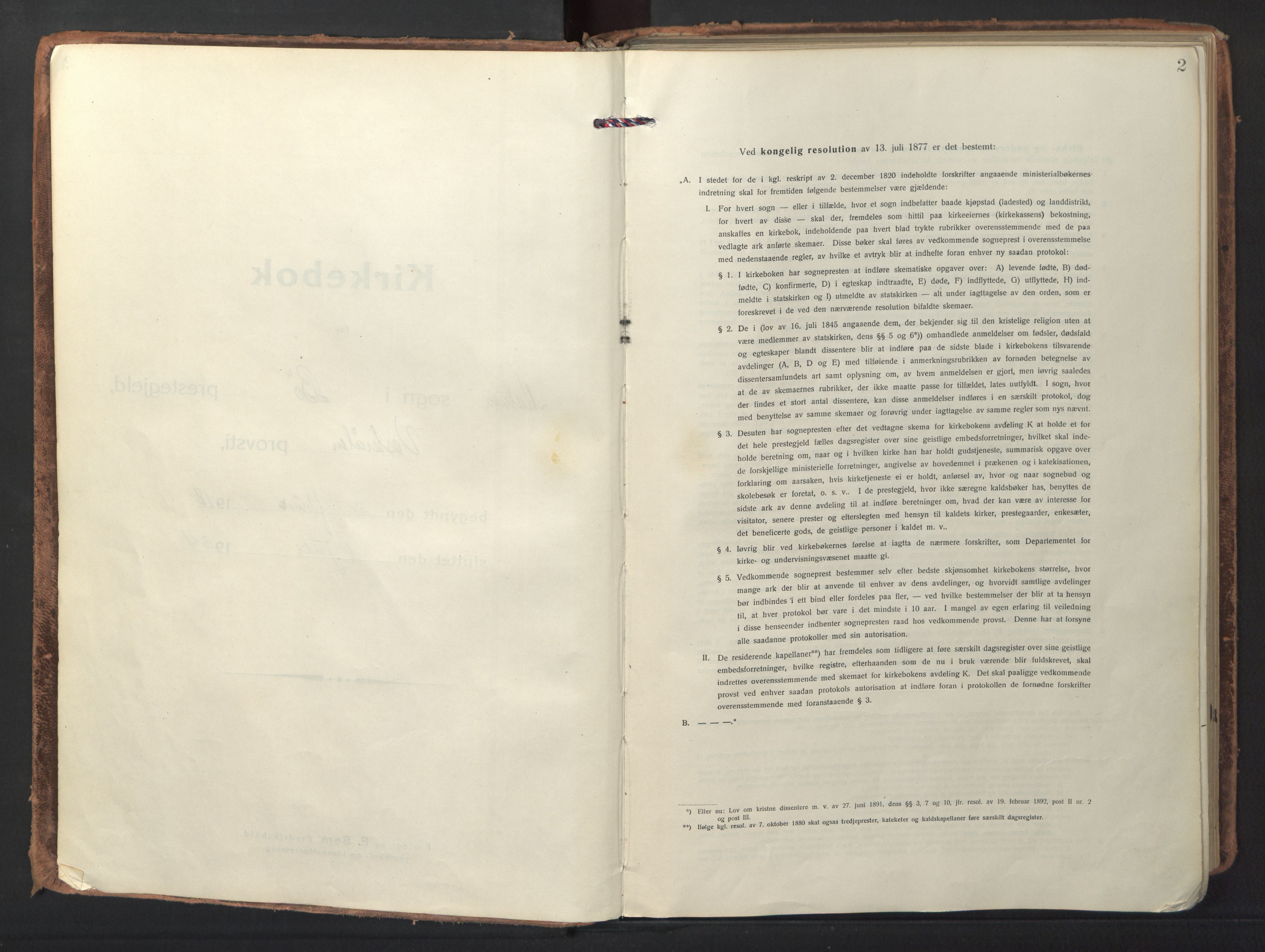 Ministerialprotokoller, klokkerbøker og fødselsregistre - Nordland, AV/SAT-A-1459/892/L1323: Ministerialbok nr. 892A04, 1917-1934, s. 2