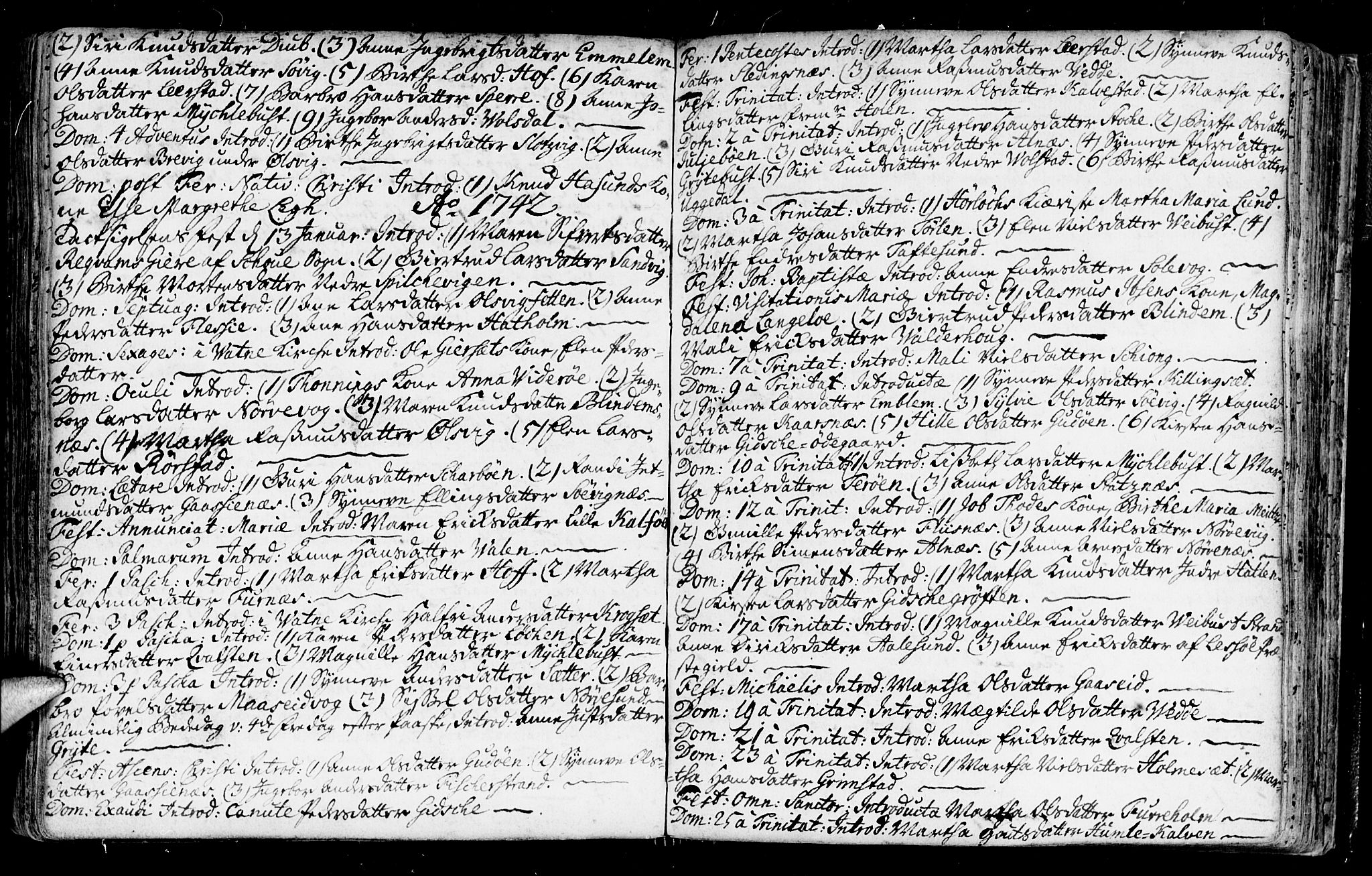 Ministerialprotokoller, klokkerbøker og fødselsregistre - Møre og Romsdal, AV/SAT-A-1454/528/L0391: Ministerialbok nr. 528A02, 1739-1761