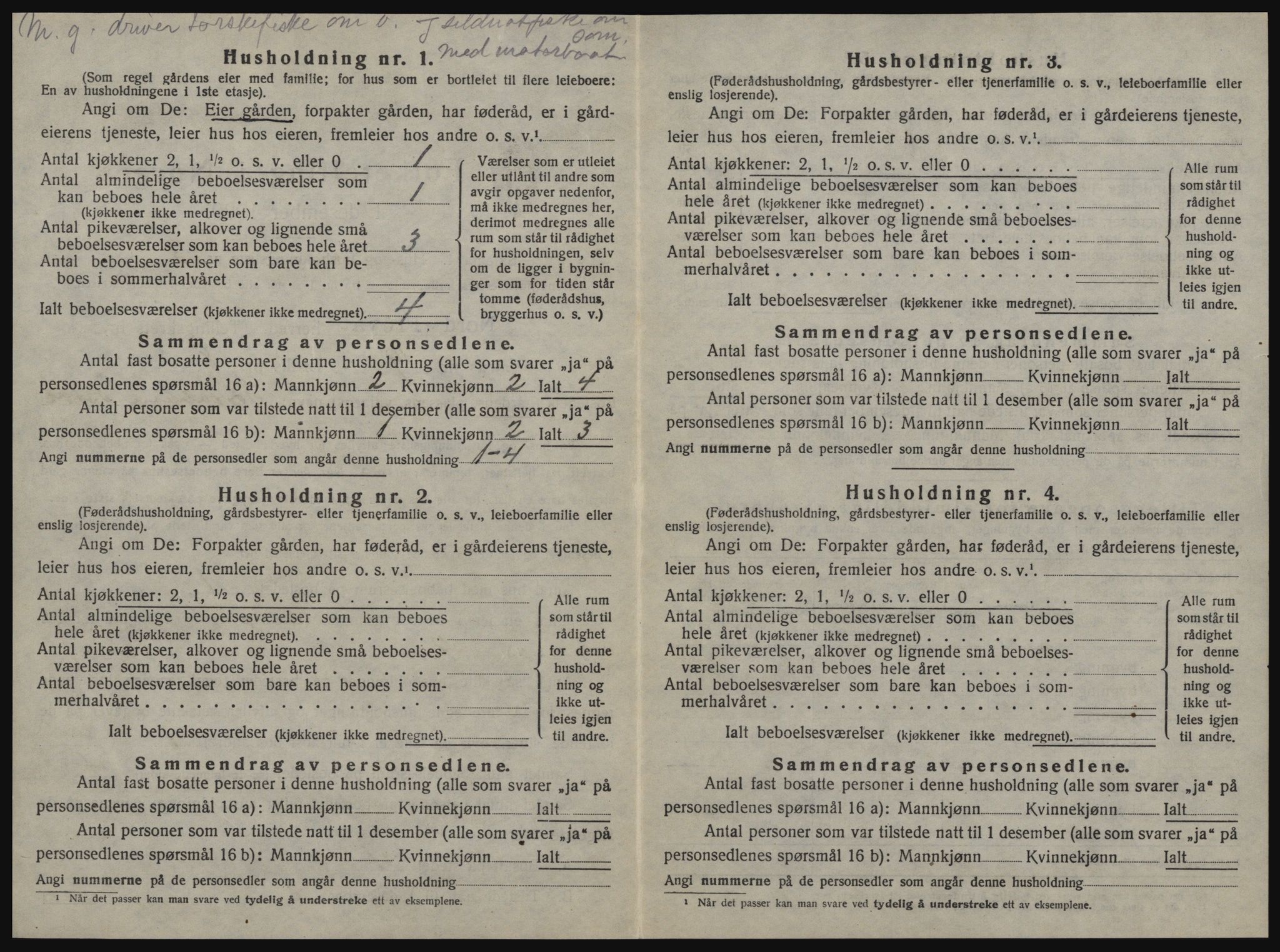 SAT, Folketelling 1920 for 1620 Nord-Frøya herred, 1920, s. 42