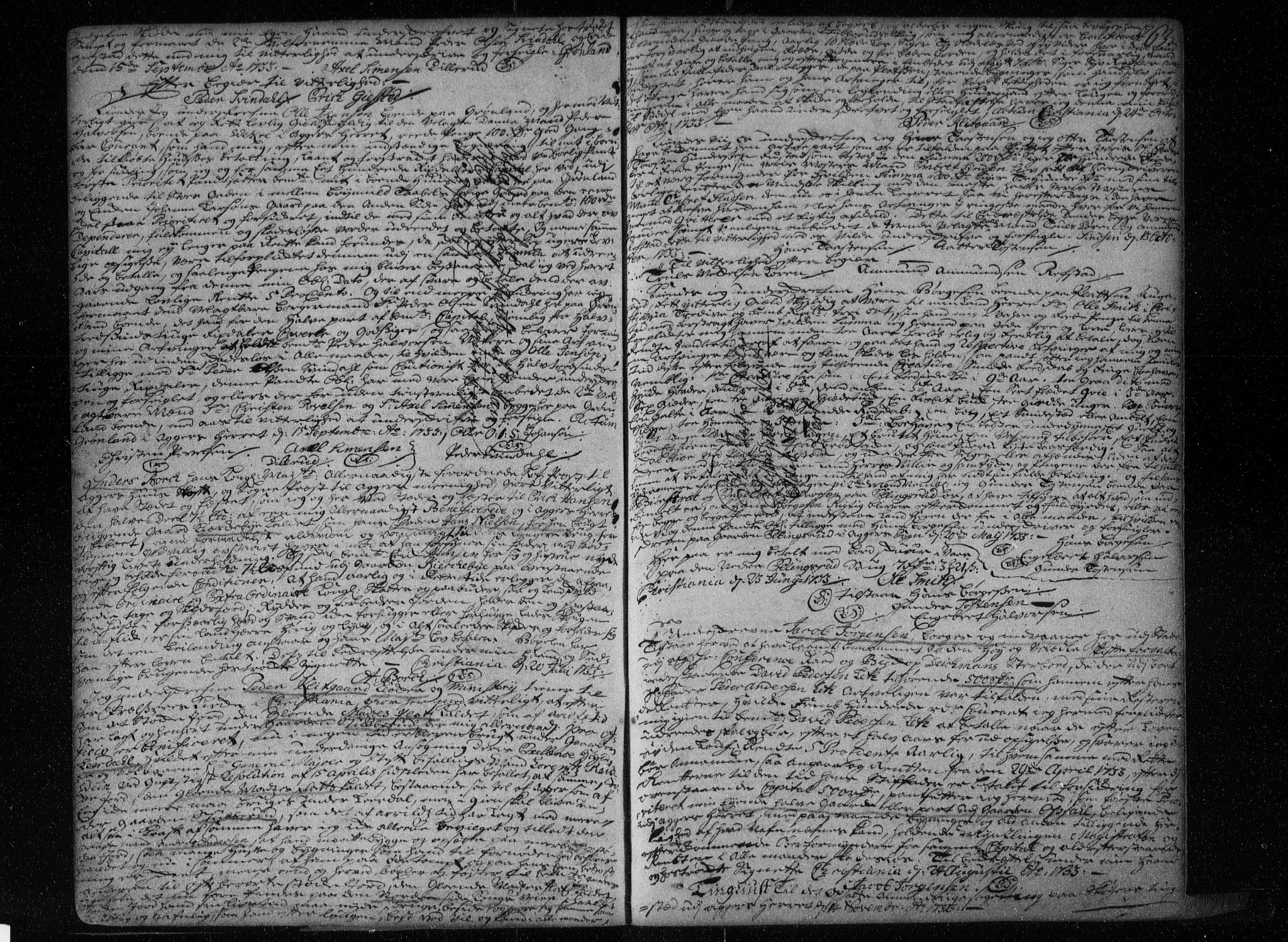 Aker sorenskriveri, SAO/A-10895/G/Gb/Gba/L0001: Pantebok nr. I 1, 1710-1740, s. 263