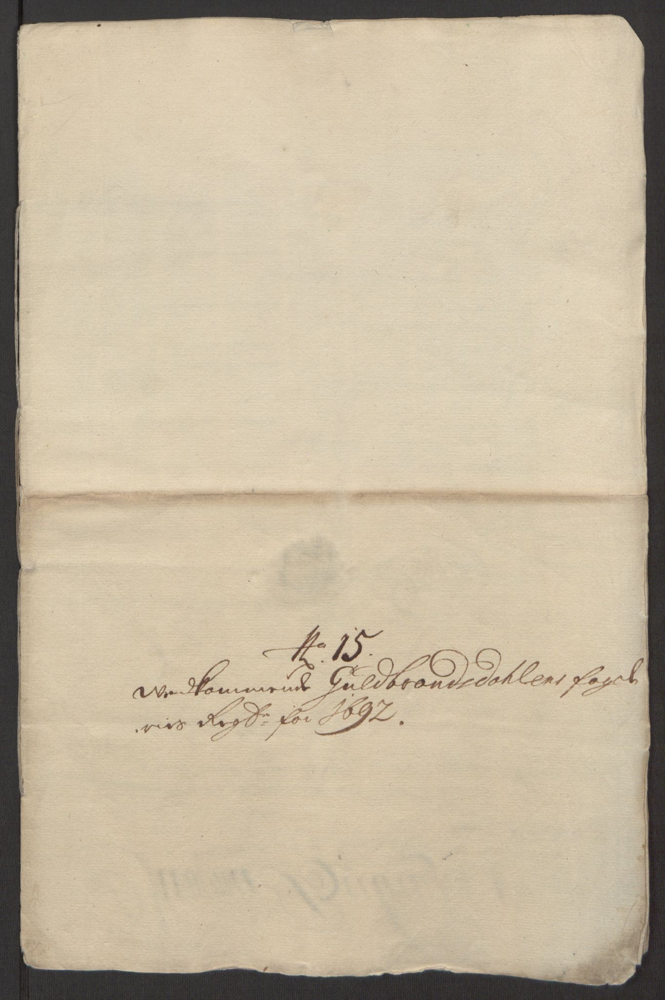 Rentekammeret inntil 1814, Reviderte regnskaper, Fogderegnskap, RA/EA-4092/R17/L1166: Fogderegnskap Gudbrandsdal, 1690-1692, s. 165