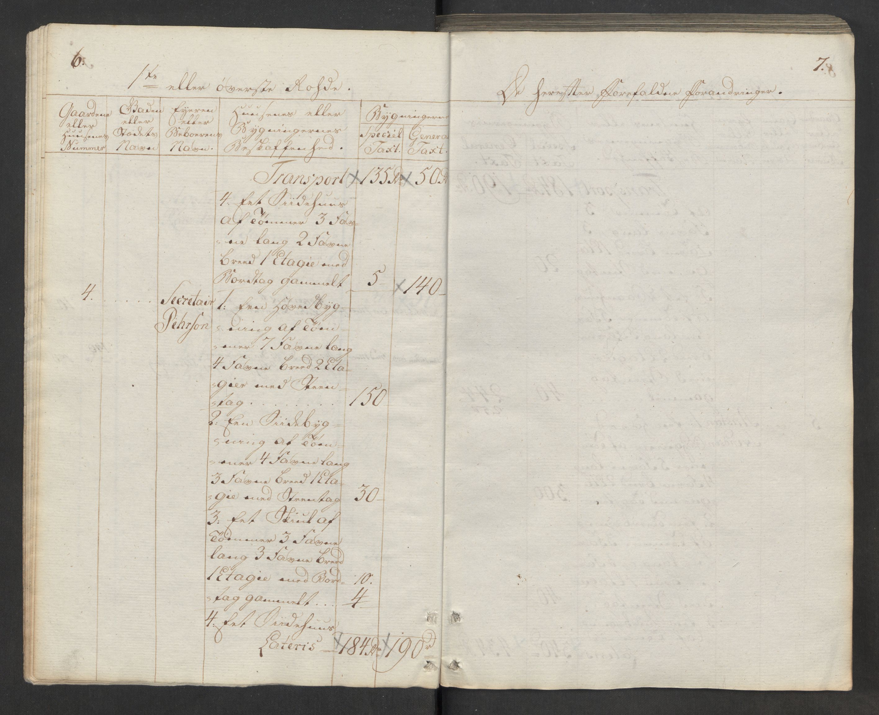 Kommersekollegiet, Brannforsikringskontoret 1767-1814, AV/RA-EA-5458/F/Fa/L0051b/0002: Strømsø / Branntakstprotokoll, 1797