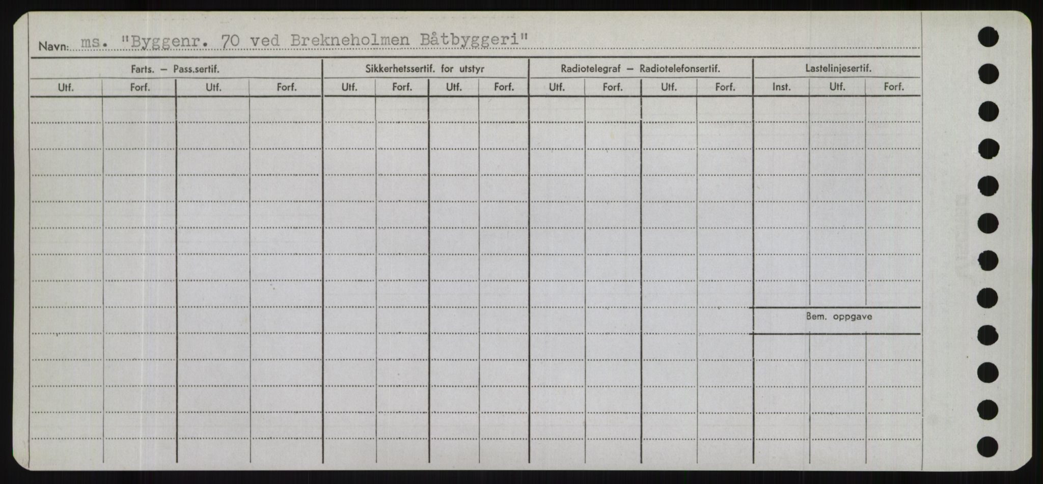 Sjøfartsdirektoratet med forløpere, Skipsmålingen, RA/S-1627/H/Hd/L0006: Fartøy, Byg-Båt, s. 106