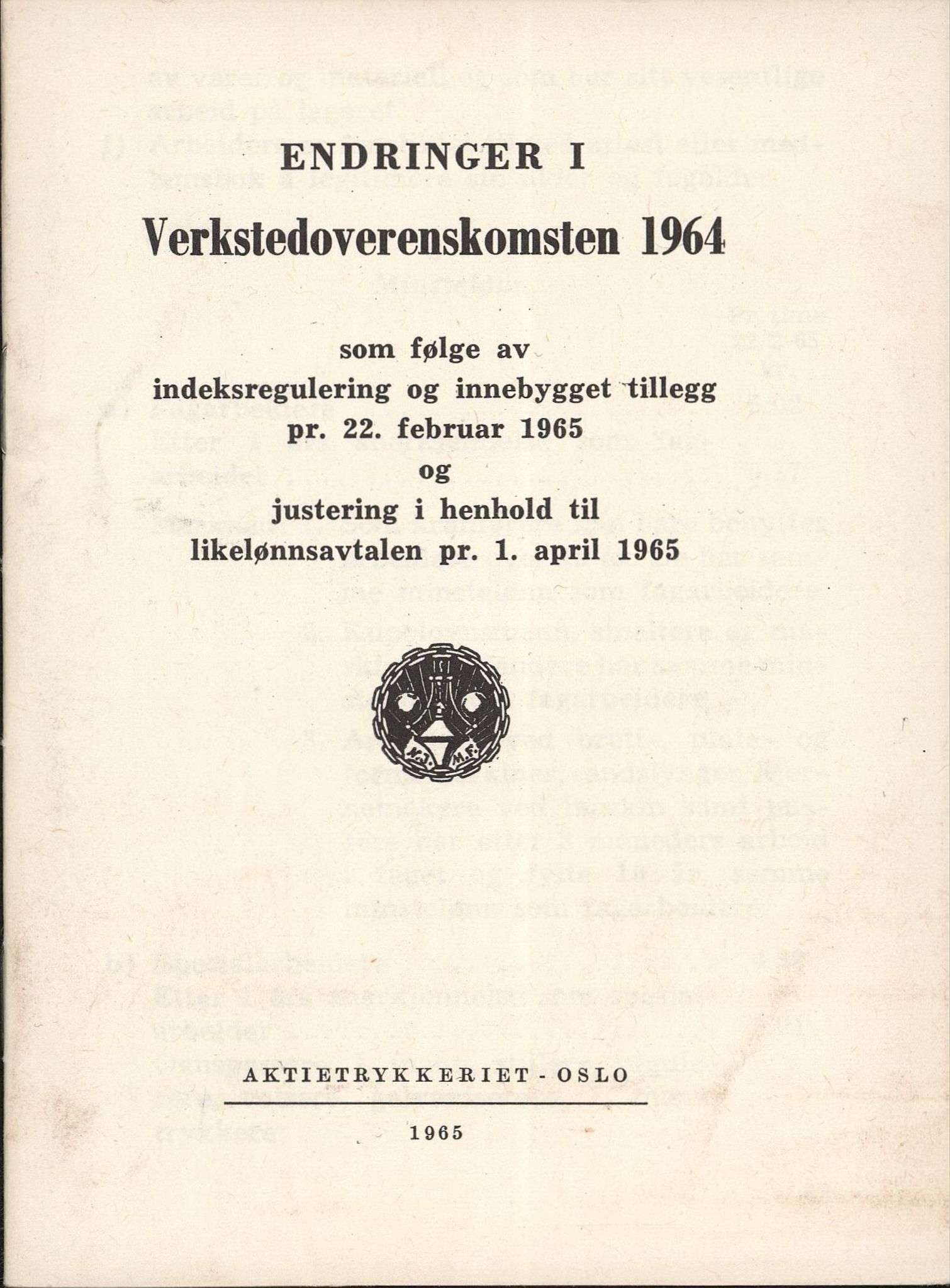 Norsk jern- og metallarbeiderforbund, AAB/ARK-1659/O/L0001/0032: Verkstedsoverenskomsten / Verkstedsoverenskomsten, 1964