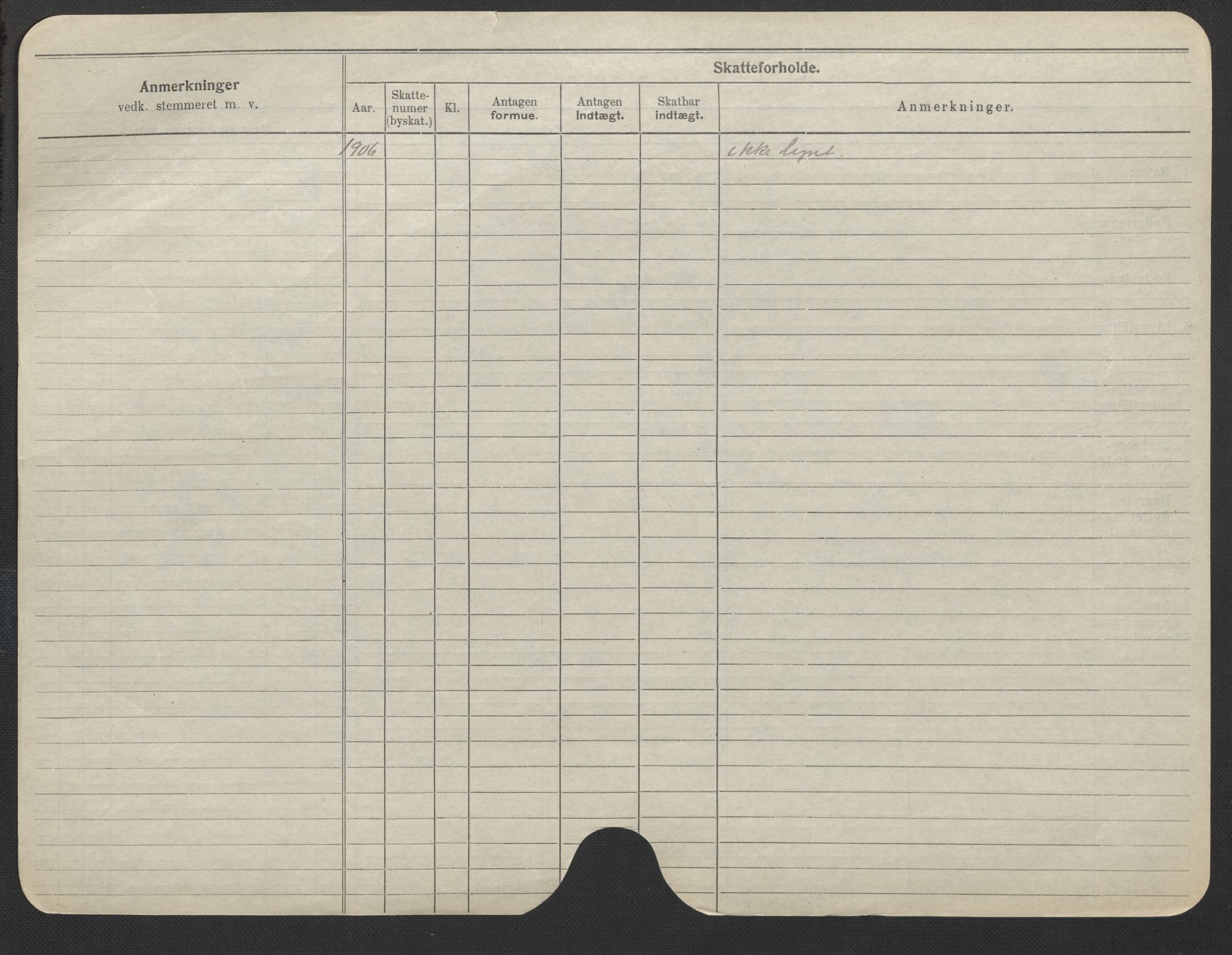 Oslo folkeregister, Registerkort, SAO/A-11715/F/Fa/Fac/L0022: Kvinner, 1906-1914, s. 28b