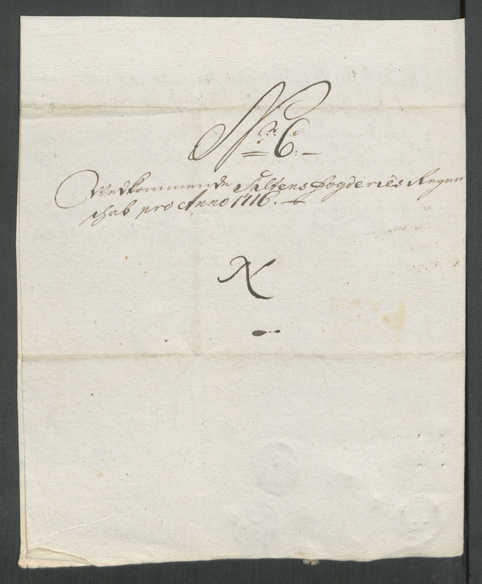 Rentekammeret inntil 1814, Reviderte regnskaper, Fogderegnskap, RA/EA-4092/R66/L4586: Fogderegnskap Salten, 1716, s. 99