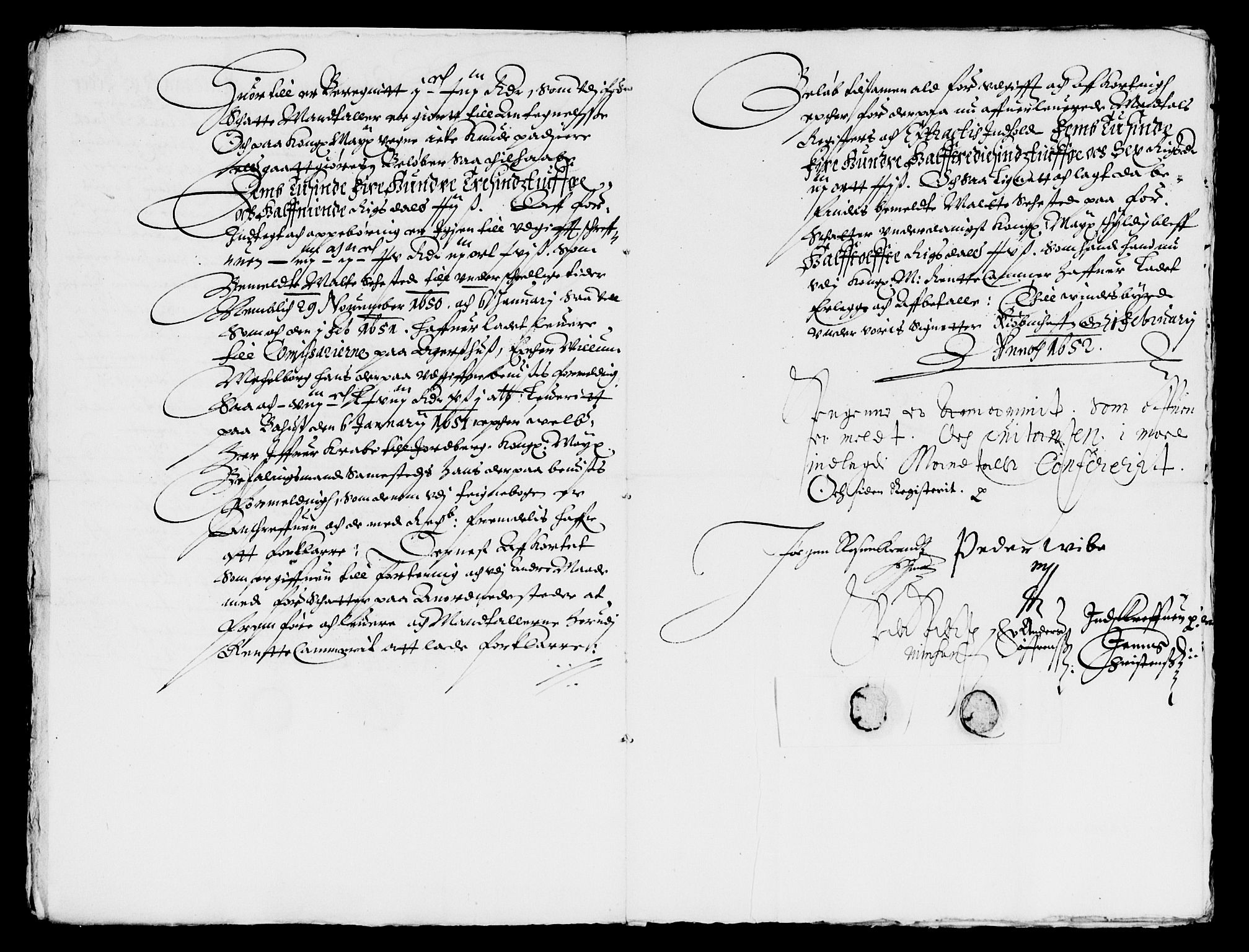 Rentekammeret inntil 1814, Reviderte regnskaper, Lensregnskaper, AV/RA-EA-5023/R/Rb/Rbs/L0035: Stavanger len, 1648-1655