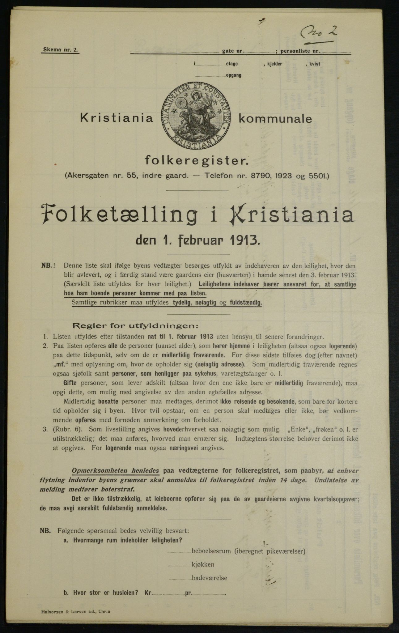 OBA, Kommunal folketelling 1.2.1913 for Kristiania, 1913, s. 10183