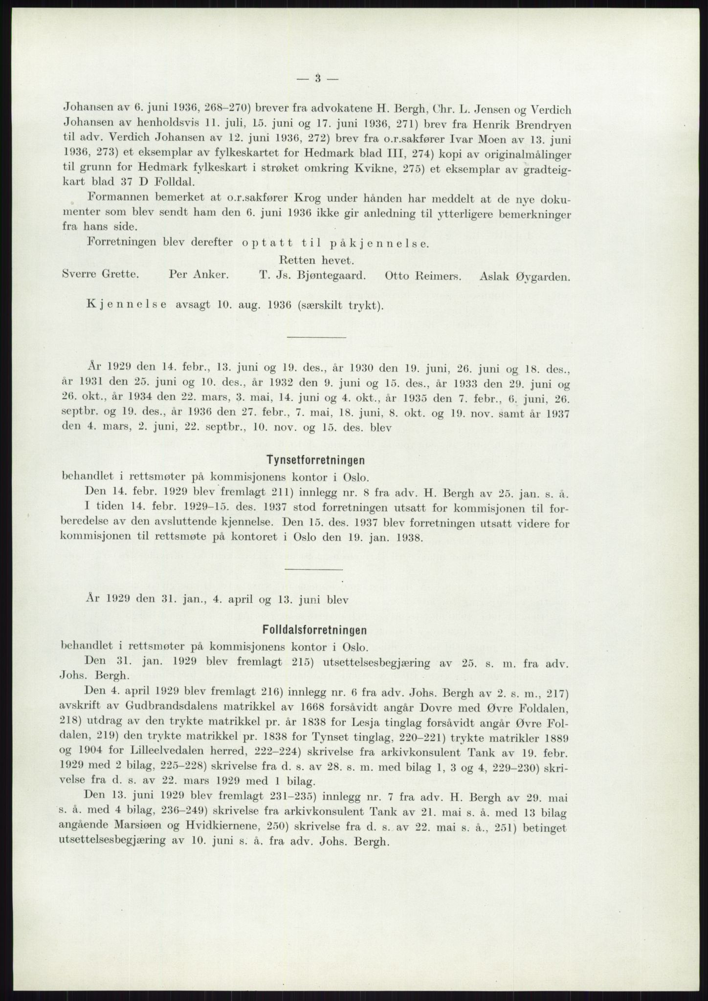 Høyfjellskommisjonen, RA/S-1546/X/Xa/L0001: Nr. 1-33, 1909-1953, s. 3607