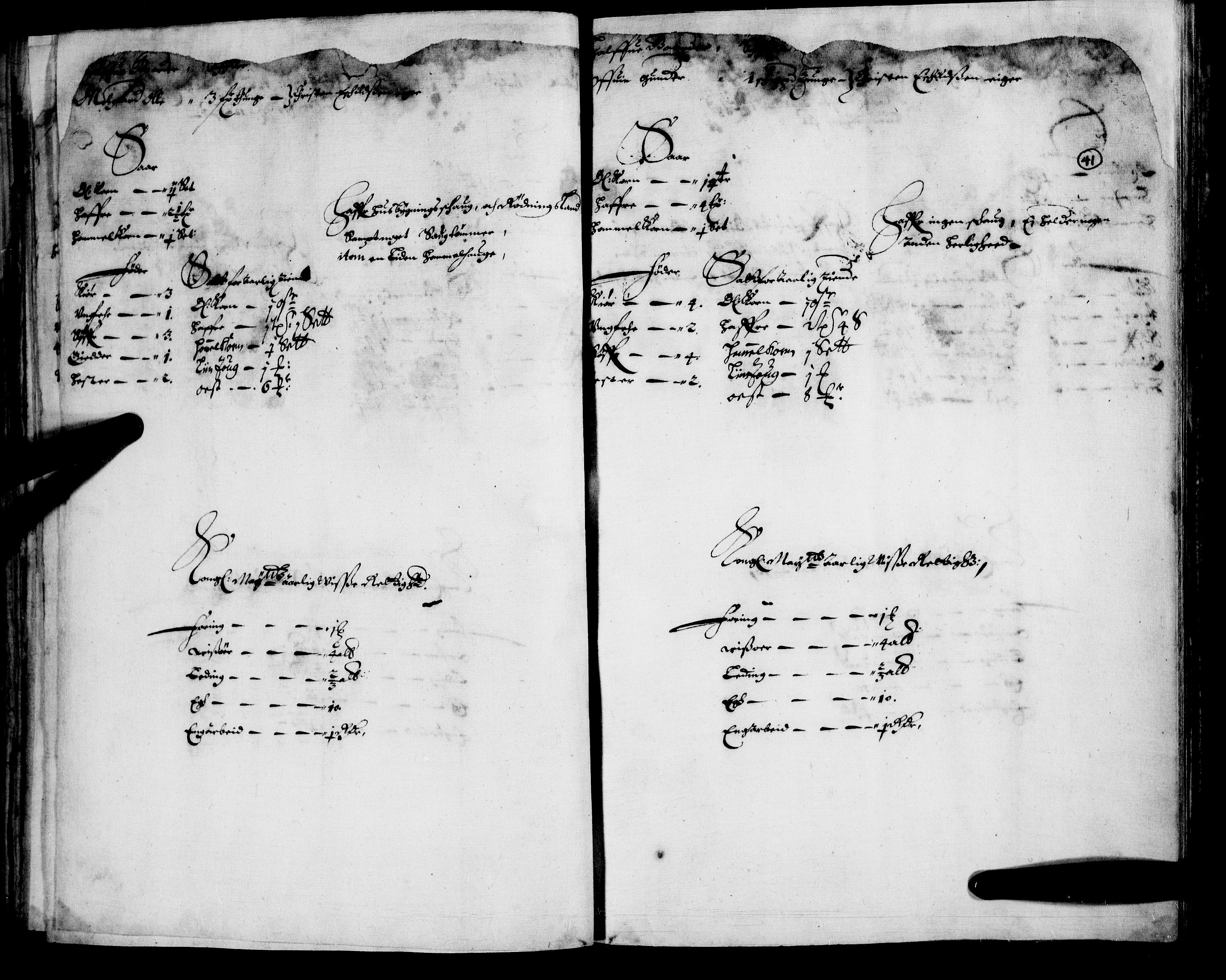 Rentekammeret inntil 1814, Realistisk ordnet avdeling, RA/EA-4070/N/Nb/Nba/L0007: Nedre Romerike fogderi, 1. del, 1666, s. 40b-41a