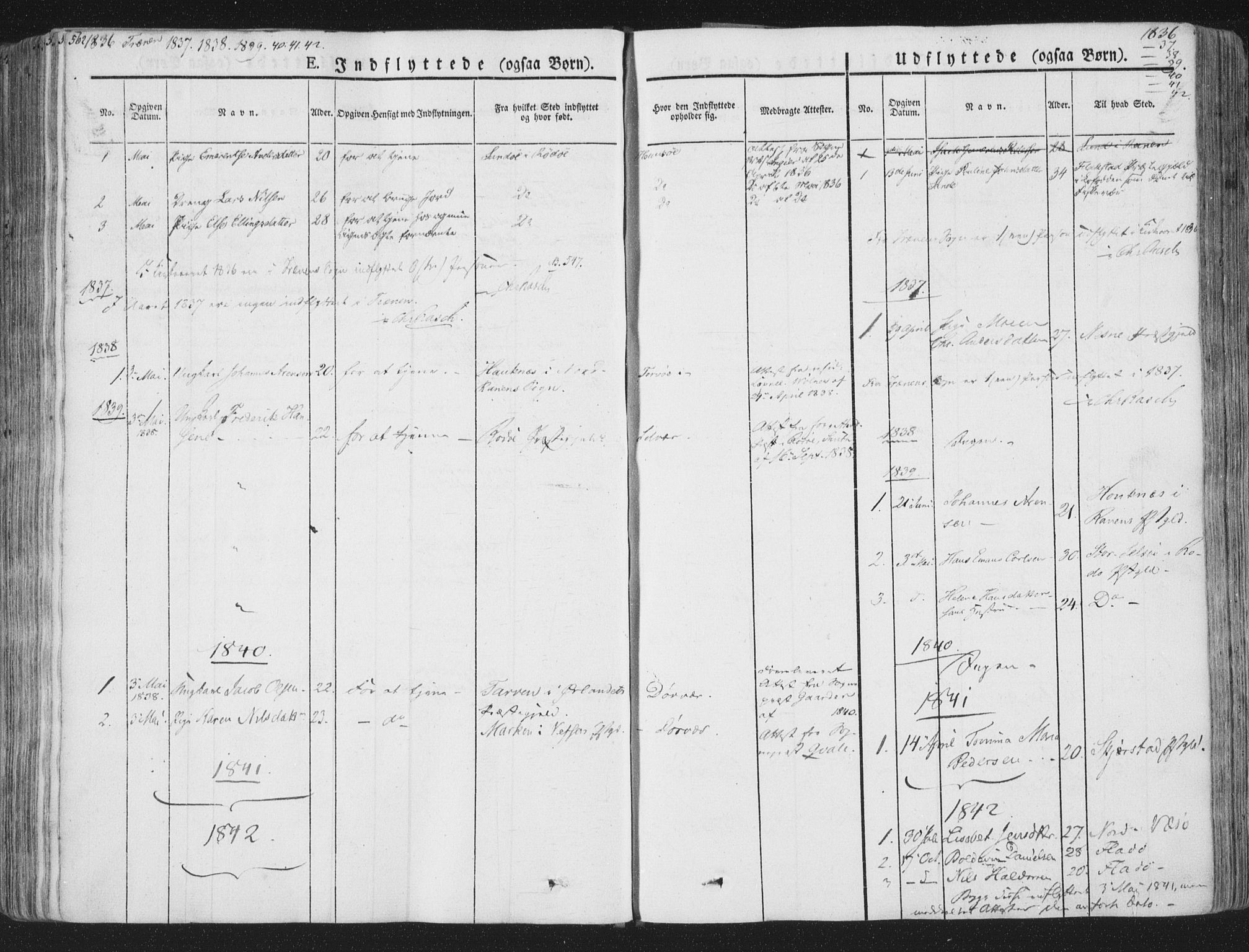 Ministerialprotokoller, klokkerbøker og fødselsregistre - Nordland, AV/SAT-A-1459/839/L0566: Ministerialbok nr. 839A03, 1825-1862, s. 562