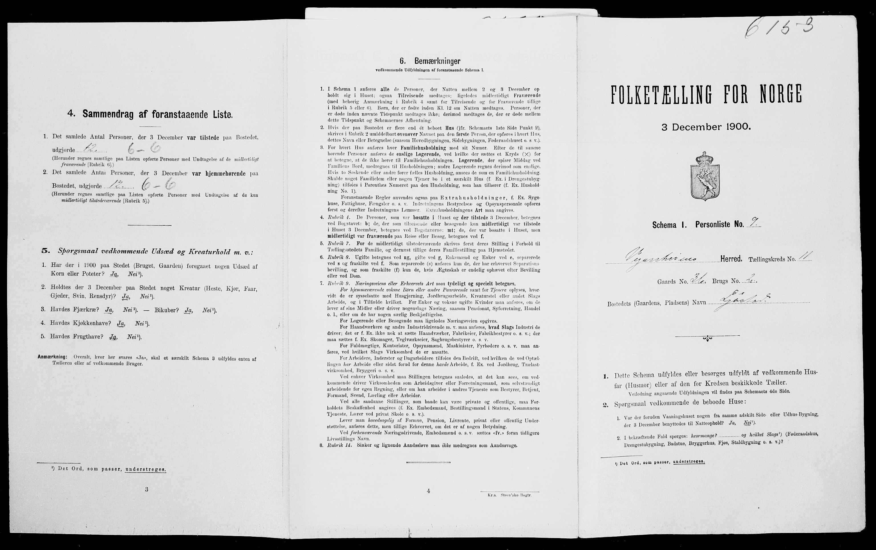 SAK, Folketelling 1900 for 0912 Vegårshei herred, 1900, s. 574