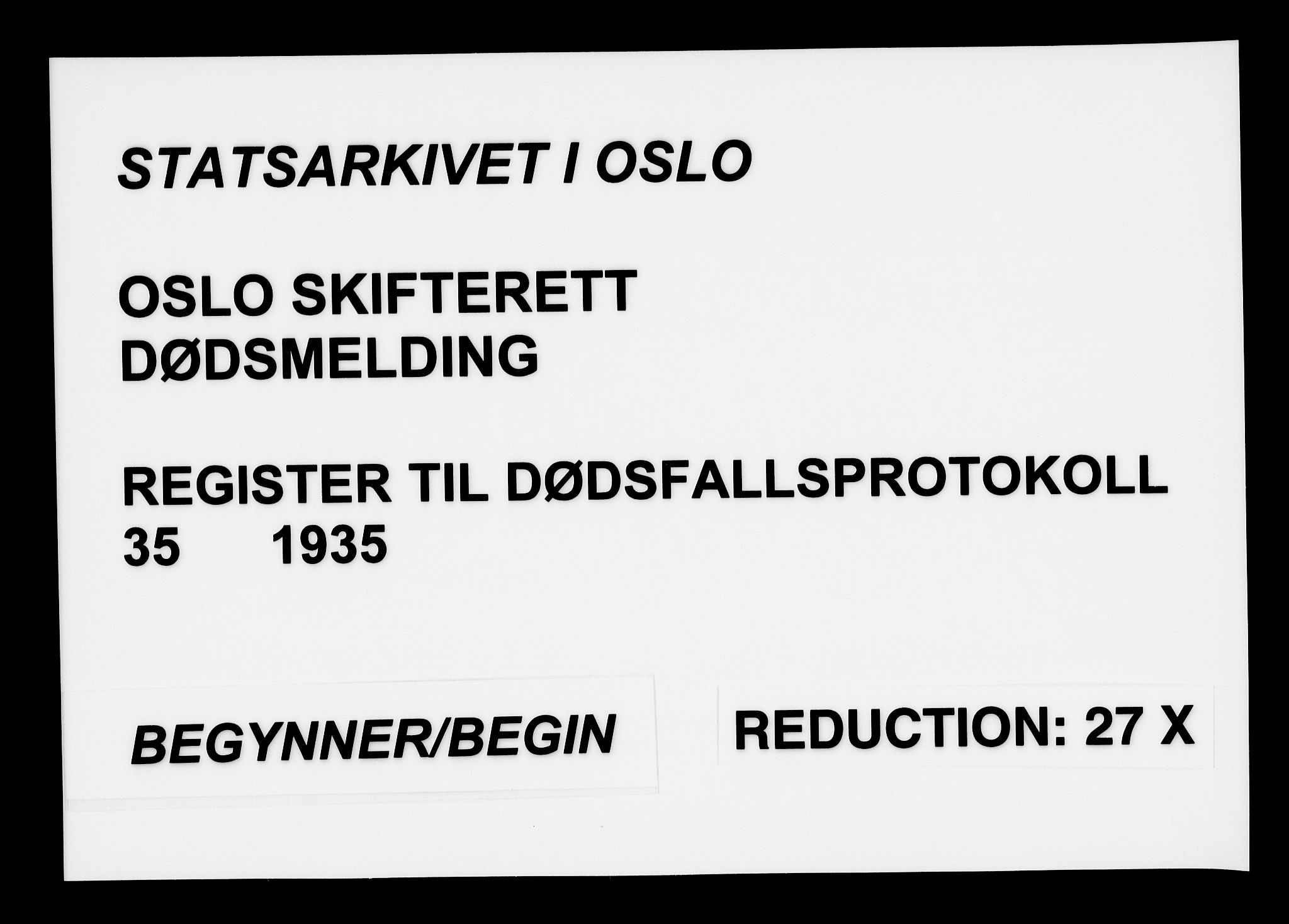 Oslo skifterett, SAO/A-10383/F/Fa/Faa/L0035: Navneregister, 1935