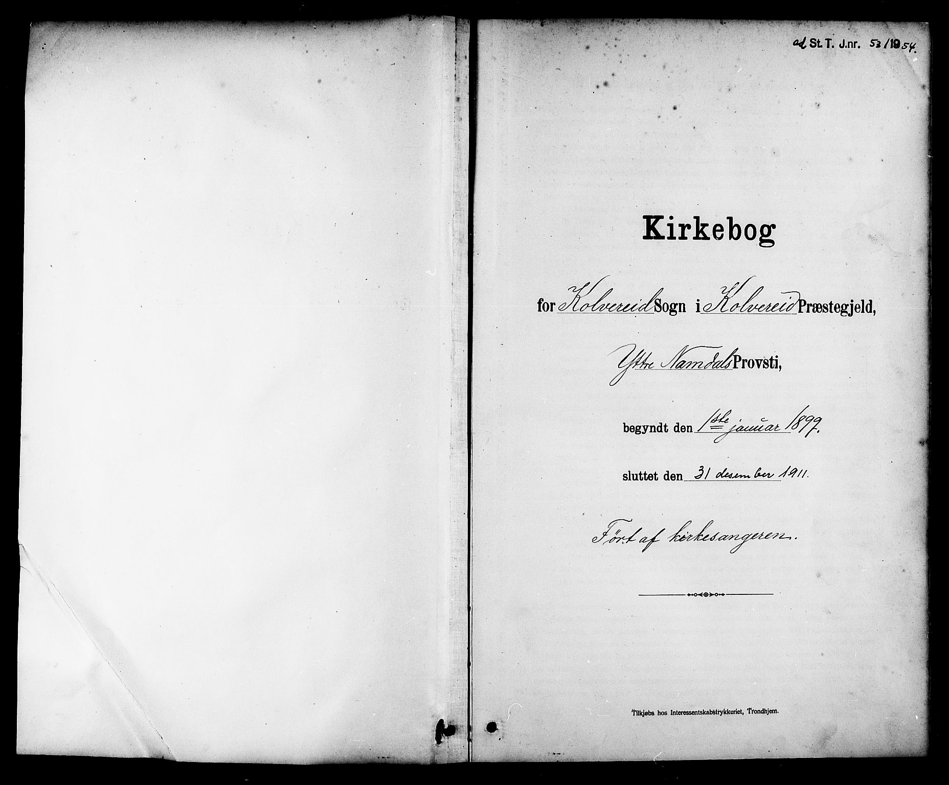 Ministerialprotokoller, klokkerbøker og fødselsregistre - Nord-Trøndelag, SAT/A-1458/780/L0652: Klokkerbok nr. 780C04, 1899-1911