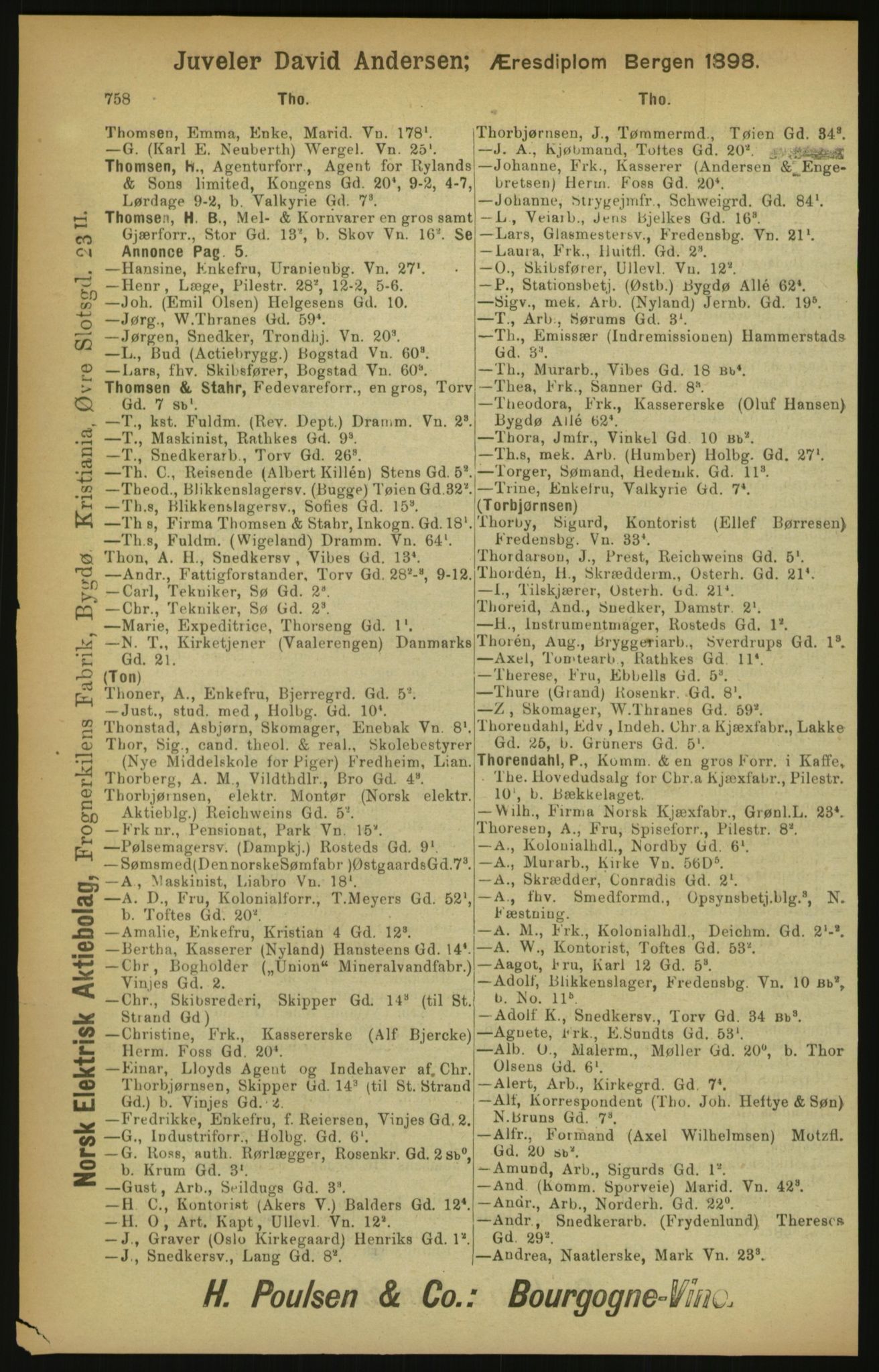 Kristiania/Oslo adressebok, PUBL/-, 1900, s. 758