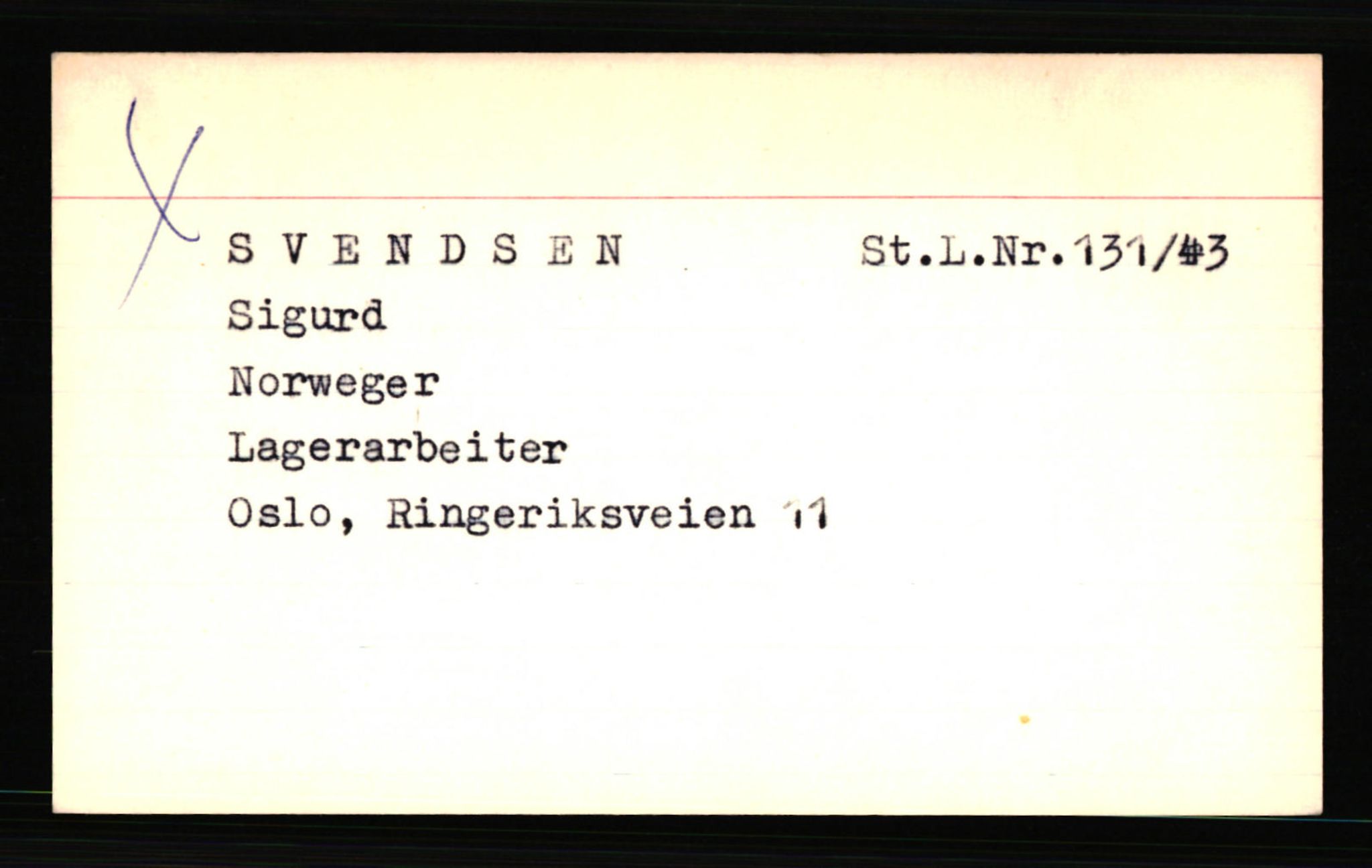 SS- und Polizeigericht Nord (IX), AV/RA-RAFA-3182/0001/C/Ca/L0006: kartotekkort for personer alfabetisk på etternavn: Q-S, 1940-1945, s. 716