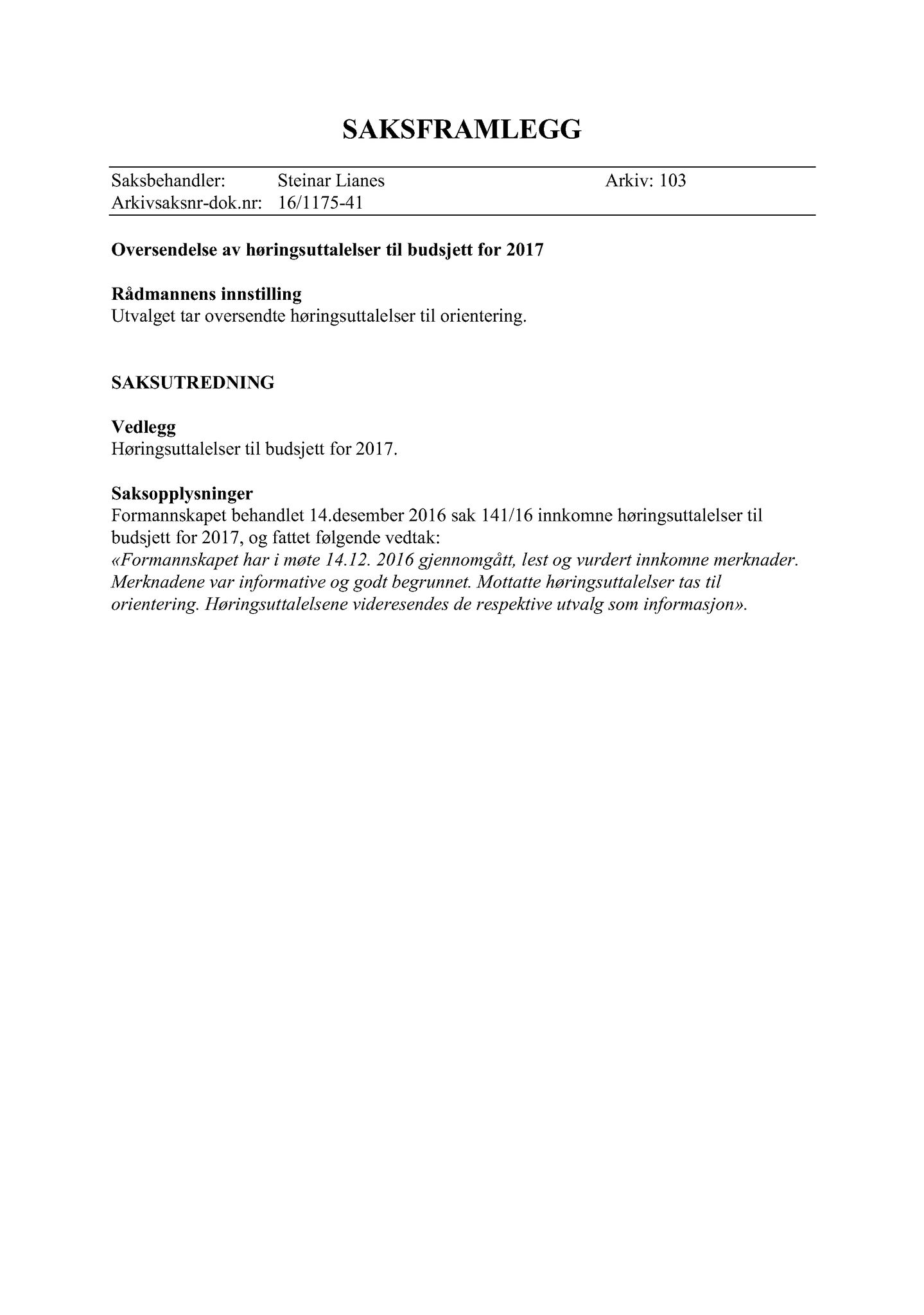 Klæbu Kommune, TRKO/KK/05-UOm/L008: Utvalg for omsorg - Møtedokumenter, 2017, s. 12