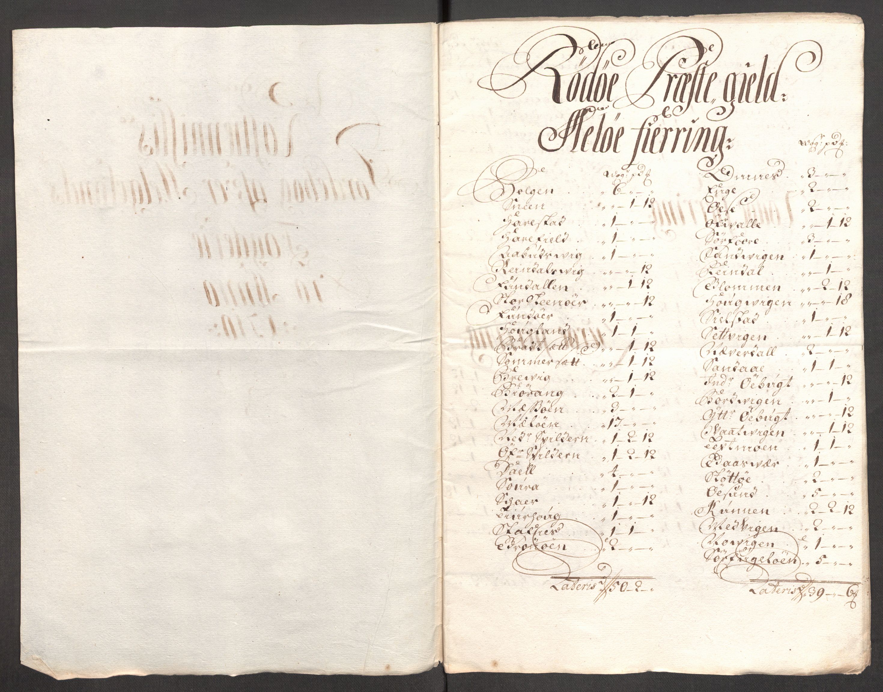 Rentekammeret inntil 1814, Reviderte regnskaper, Fogderegnskap, AV/RA-EA-4092/R65/L4511: Fogderegnskap Helgeland, 1710-1711, s. 96