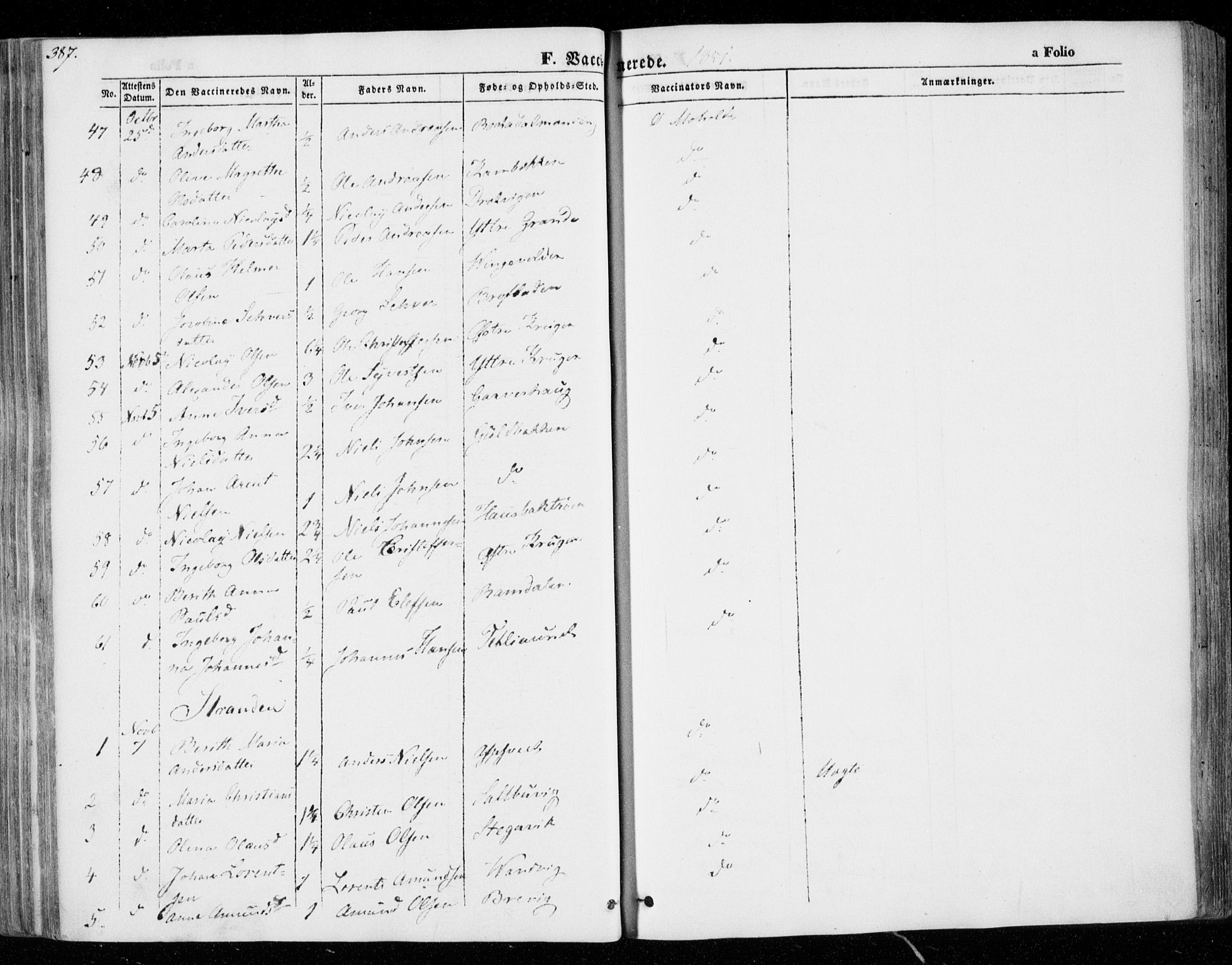 Ministerialprotokoller, klokkerbøker og fødselsregistre - Nord-Trøndelag, SAT/A-1458/701/L0007: Ministerialbok nr. 701A07 /1, 1842-1854, s. 387