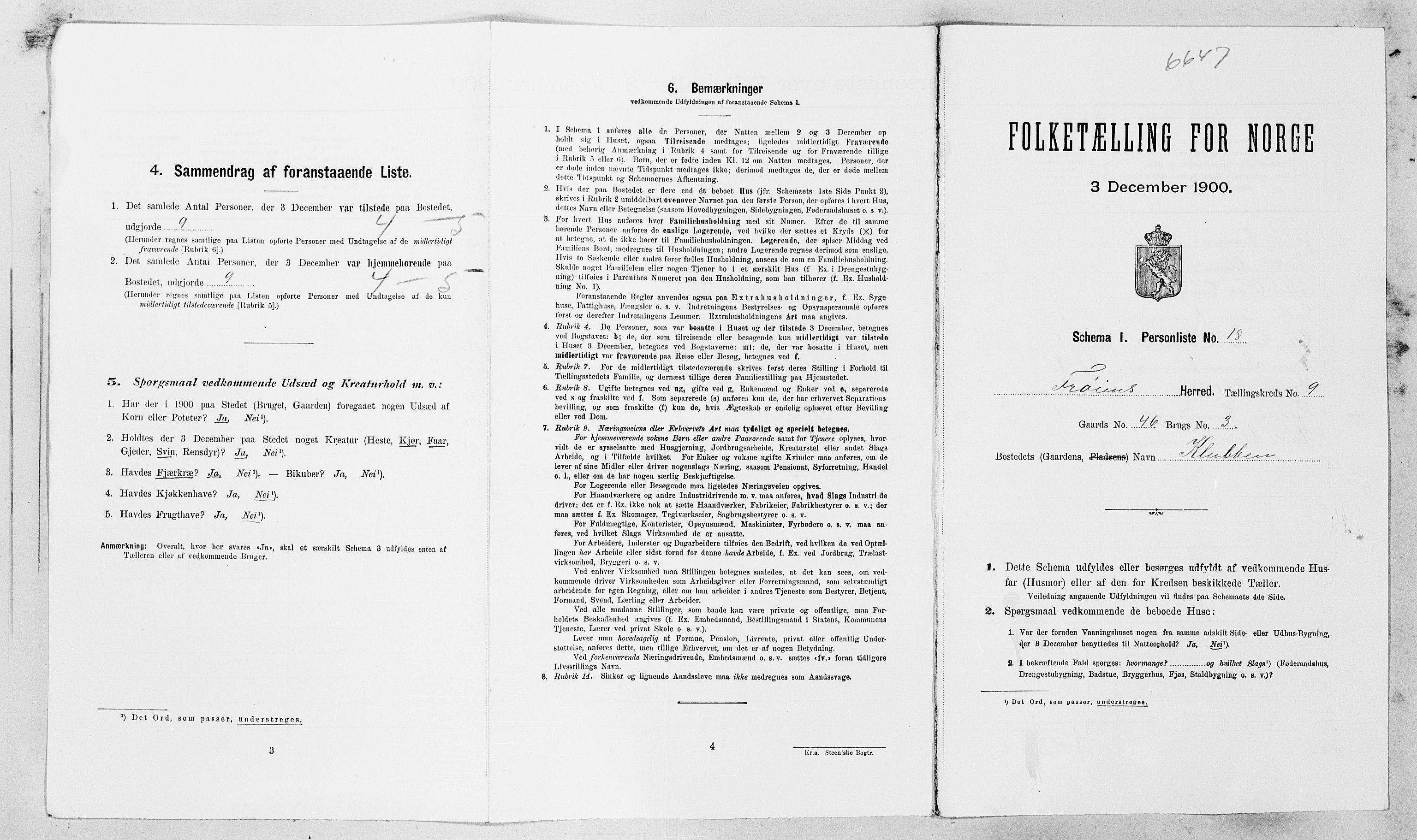 SAT, Folketelling 1900 for 1619 Frøya herred, 1900, s. 1426