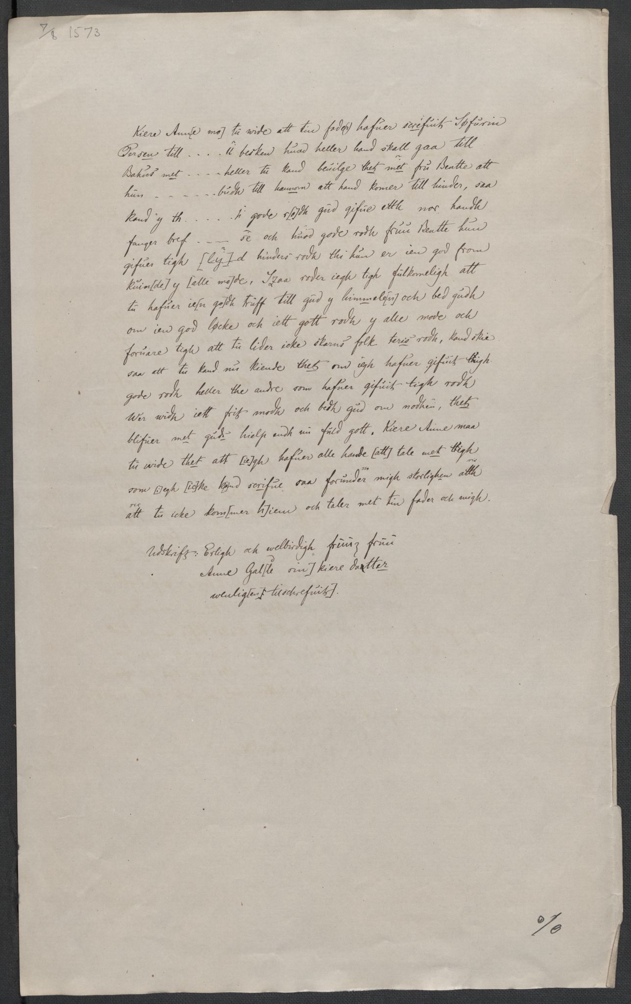 Riksarkivets diplomsamling, AV/RA-EA-5965/F02/L0076: Dokumenter, 1572-1573, s. 54