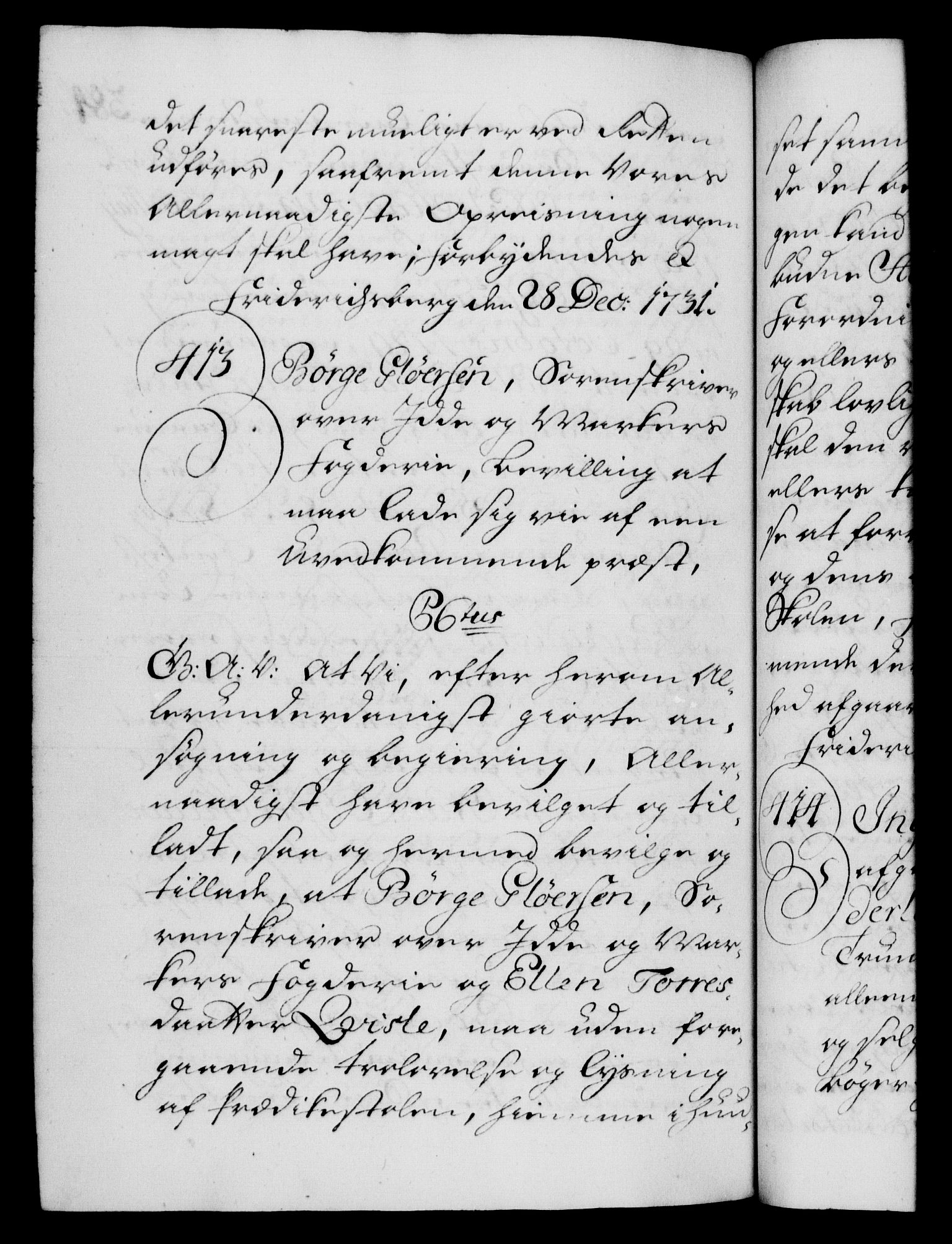 Danske Kanselli 1572-1799, AV/RA-EA-3023/F/Fc/Fca/Fcaa/L0027: Norske registre, 1730-1732, s. 384b