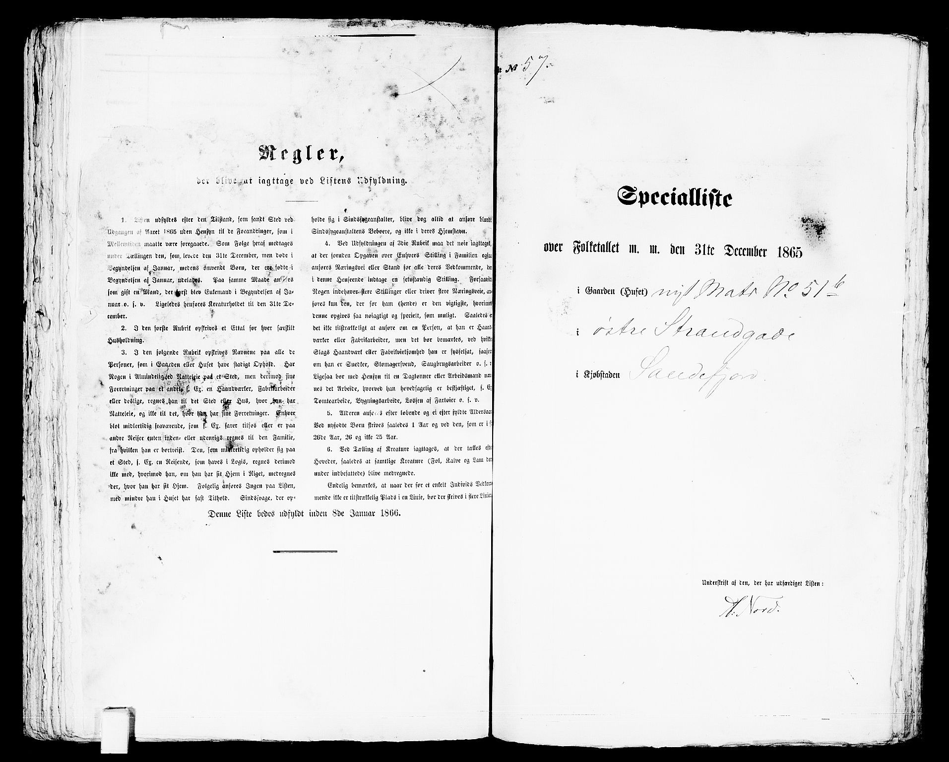 RA, Folketelling 1865 for 0706B Sandeherred prestegjeld, Sandefjord kjøpstad, 1865, s. 121